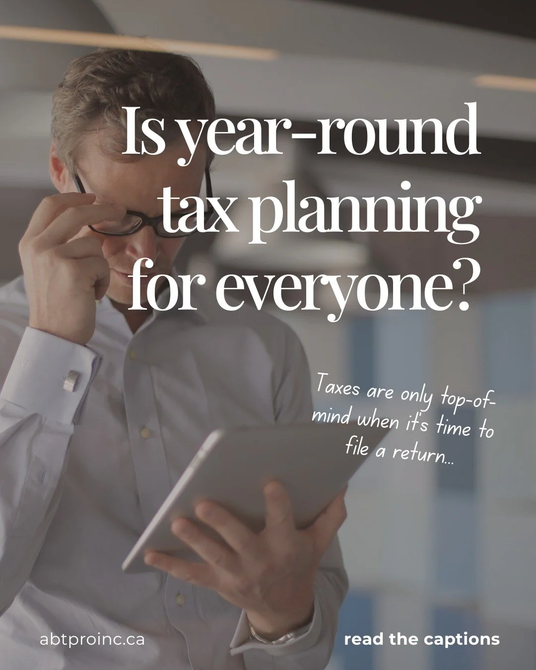 Yes! Year-round tax planning can benefit almost every business owner.
But most people think about taxes only at filing time, but smart business owners know that year-round tax planning is where the real savings happen.
Year-round tax planning means