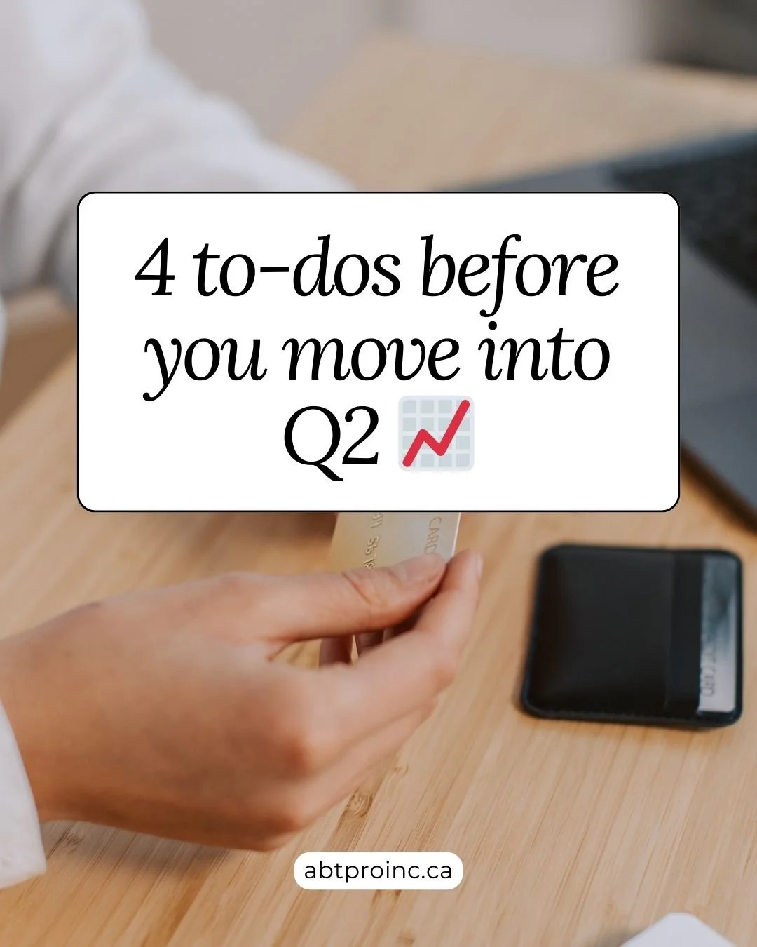 Before you move into Q2, take time to review Q1 and make adjustments based on real numbers, not assumptions.

Here are 4 to dos before moving forward:

1. Reconcile all accounts so your bank accounts, credit cards, and liabilities are accurate and yo