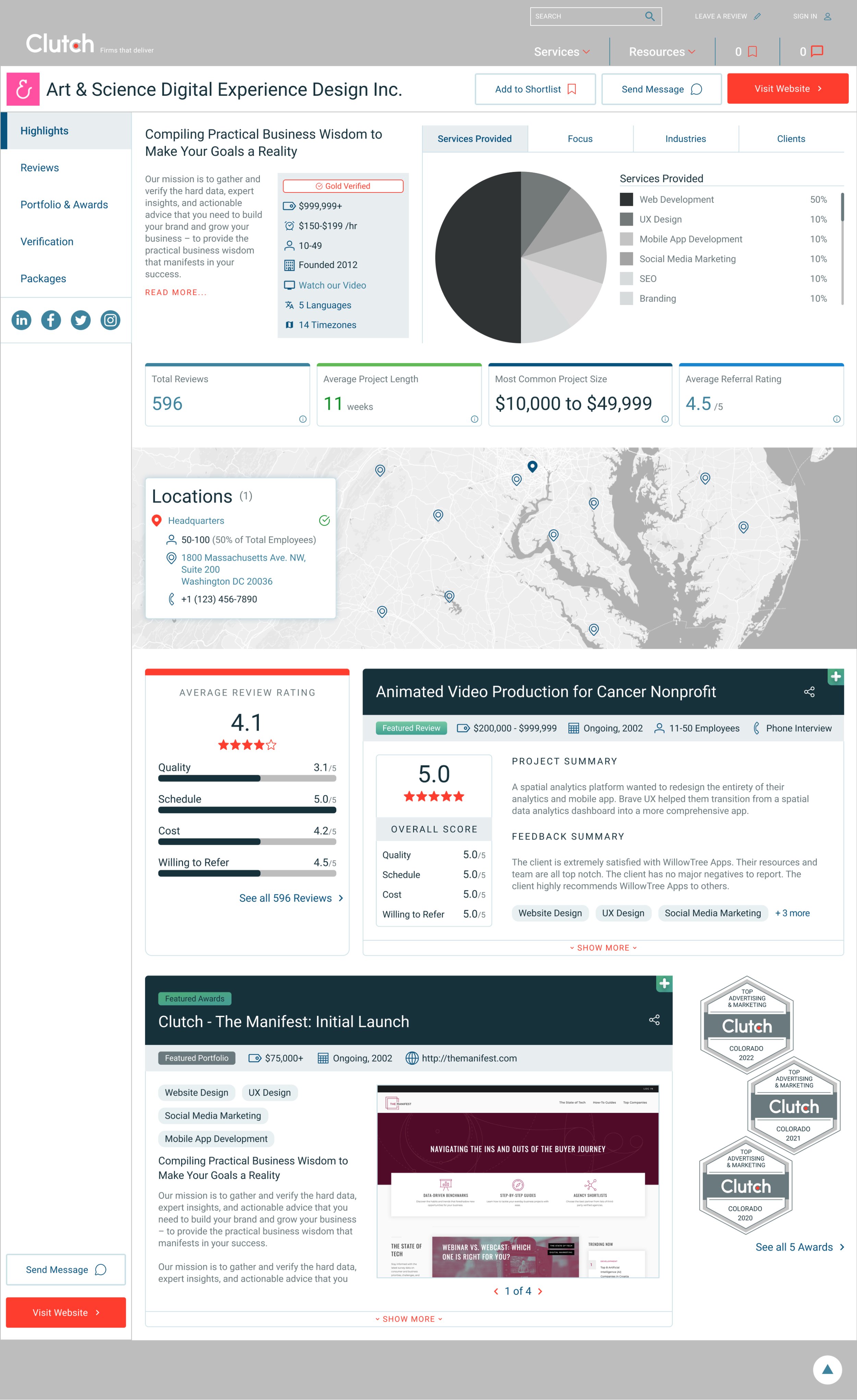 New Company Profile - Wireframe