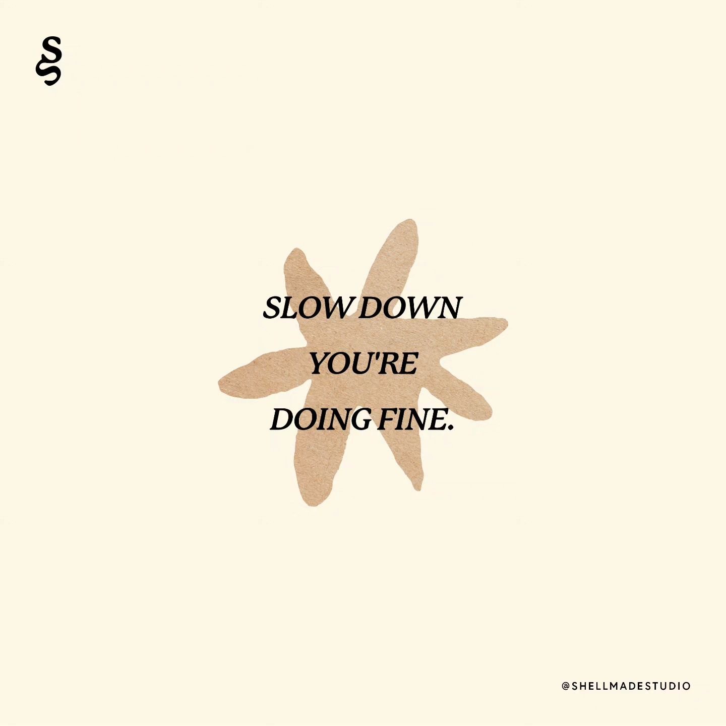 Slowing down isn't easy when I am on a roll, so I sometimes need a little reminder like this 🙌

Who can relate? 😍

#slowdown #graphicdesign #workload #letsdoeverything #fastpaced #working #balance #workbalance #flexibility #graphicdesign #slowlife 