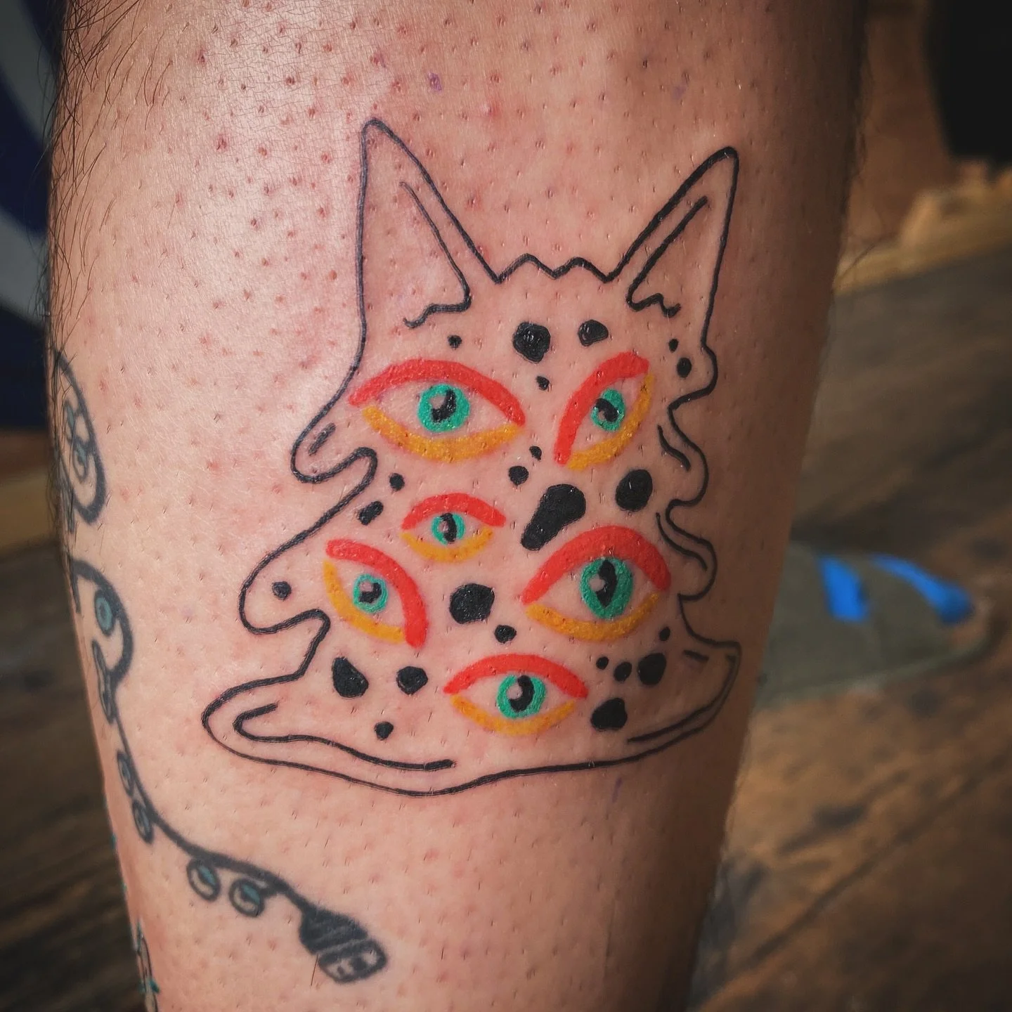2 new freakos for steeee!!!!
And a string of eyeball lights we did a year ago! Thanks so much sweet Ste!! 
❤️👁️🌵🐱🌵👁️❤️
#qttr #cattoo #cactoo