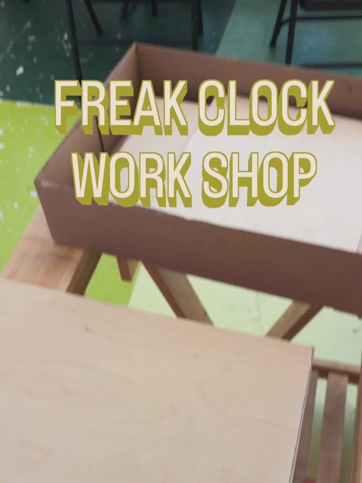 as you can probably guess i had the besssst time facilitating my first hand painted clock workshop @bigsurprise.studio ! the theme this time was FREAK-CLOCK and holy hell did the freaks shine. This was a 2 part class where we designed, drafted, paint