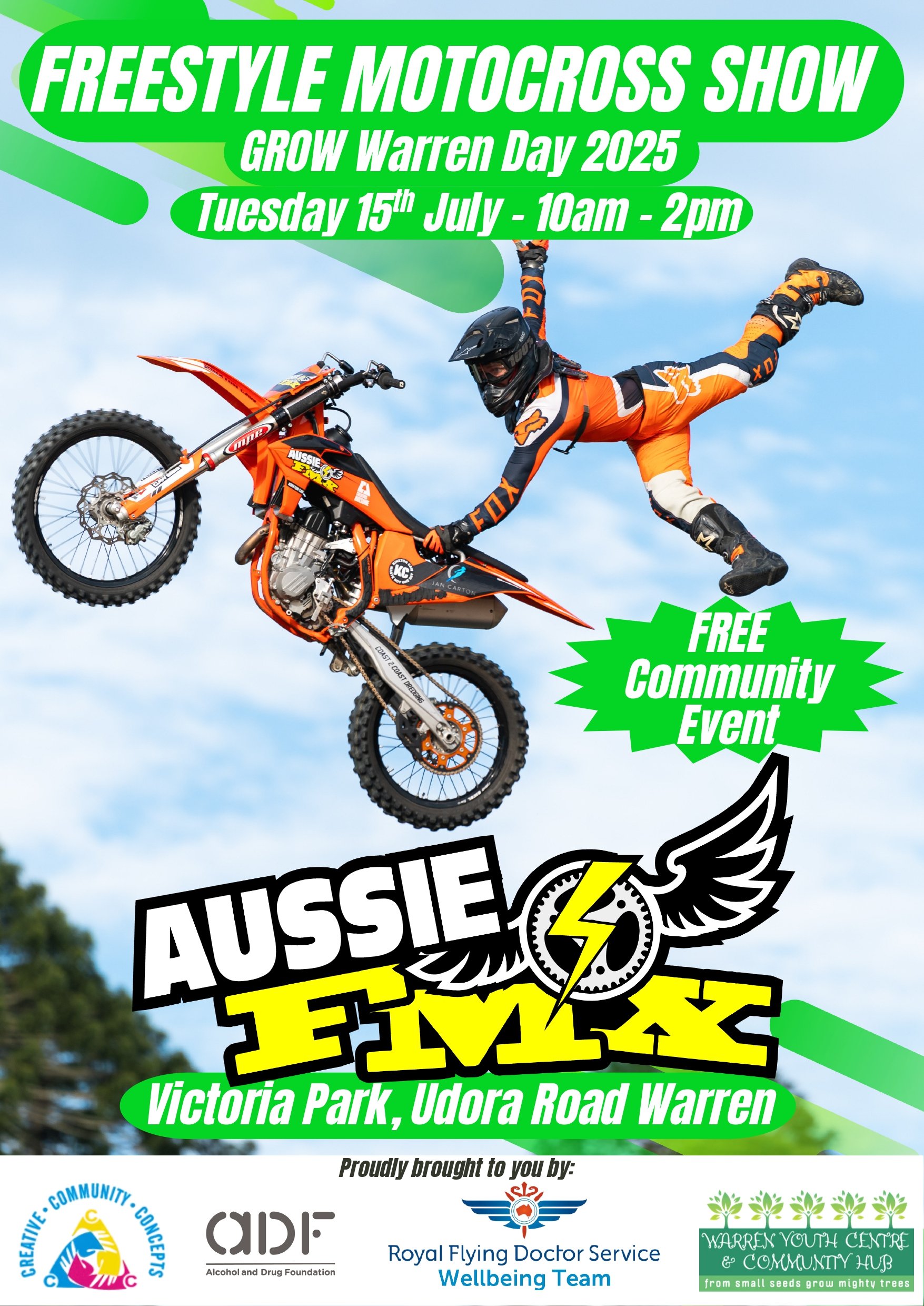 GROW Warren Family Fun day - With aussie fmx stunt show