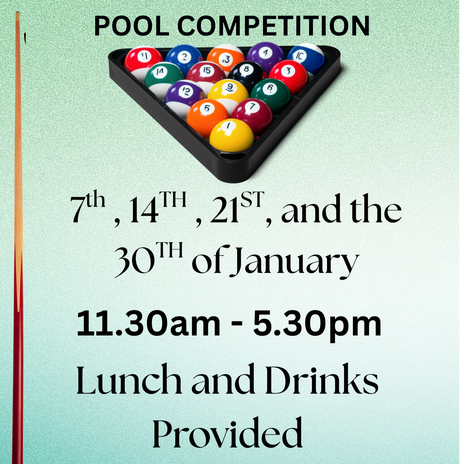 Pool Competition