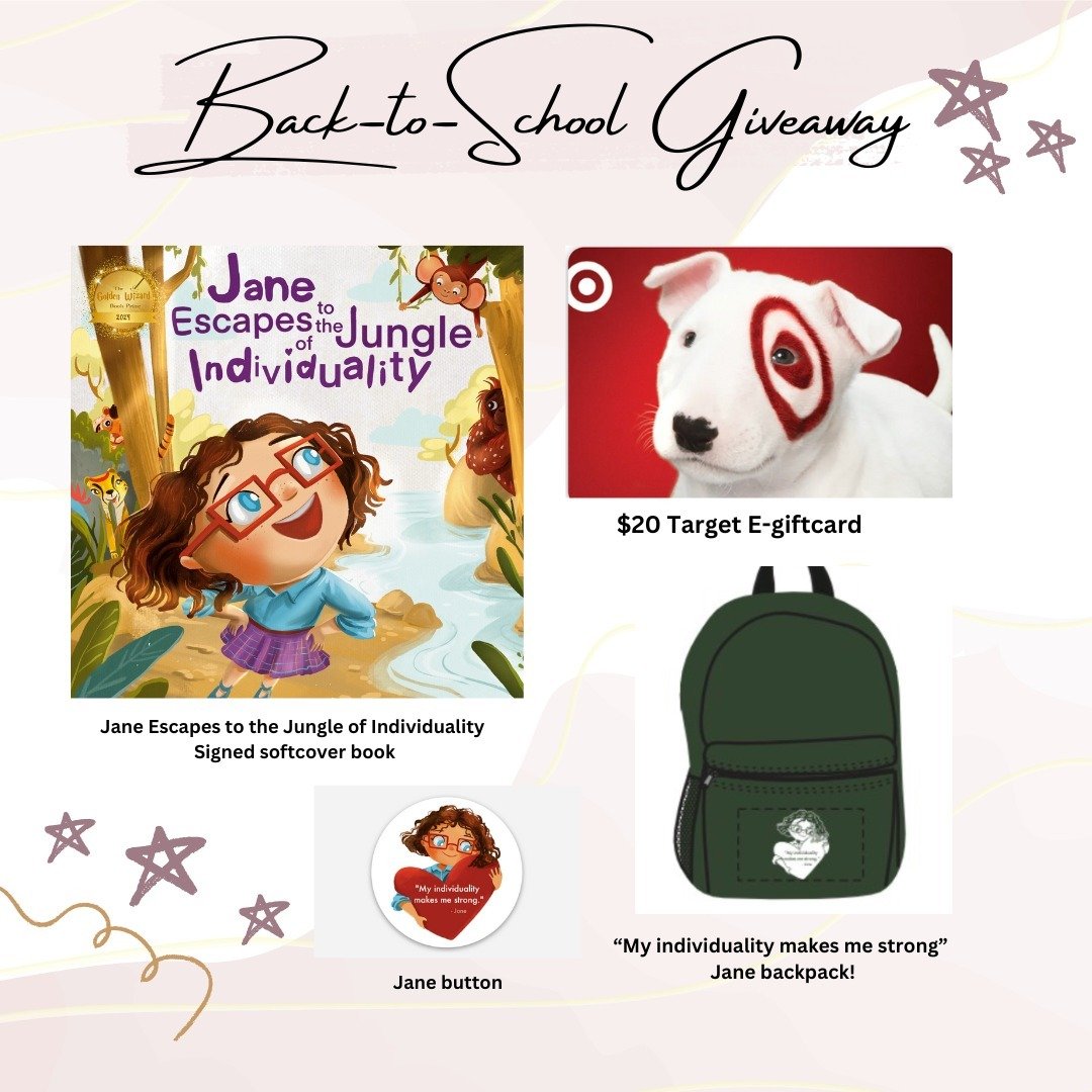 Hi, friends! We are 50% funded on Kickstarter, with only 19 days left to go! We need your help to keep the momentum going! Therefore, it's time for a special Back-to-School Giveaway! ❤️
To help me spread the word about this campaign and be entered to