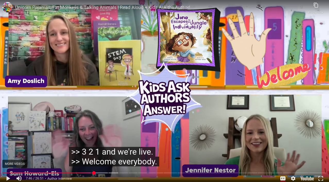 Kids Ask Authors Answer - Jennifer Nestor 