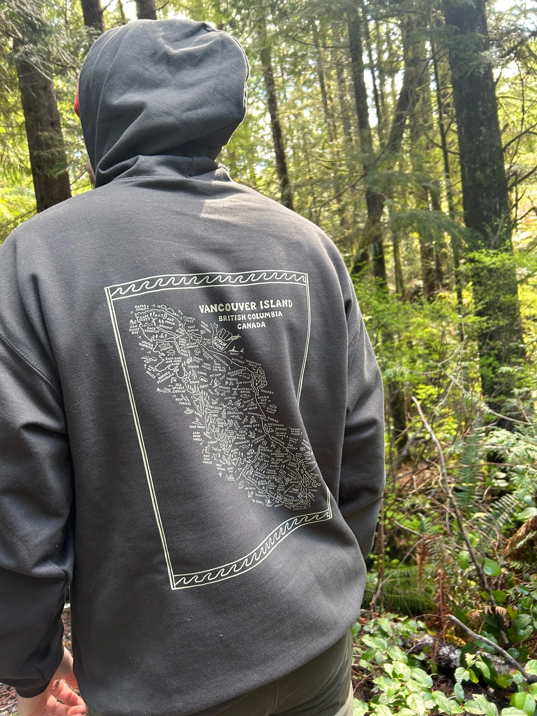 Vancouver Island - Unisex Hoodie - Smoke