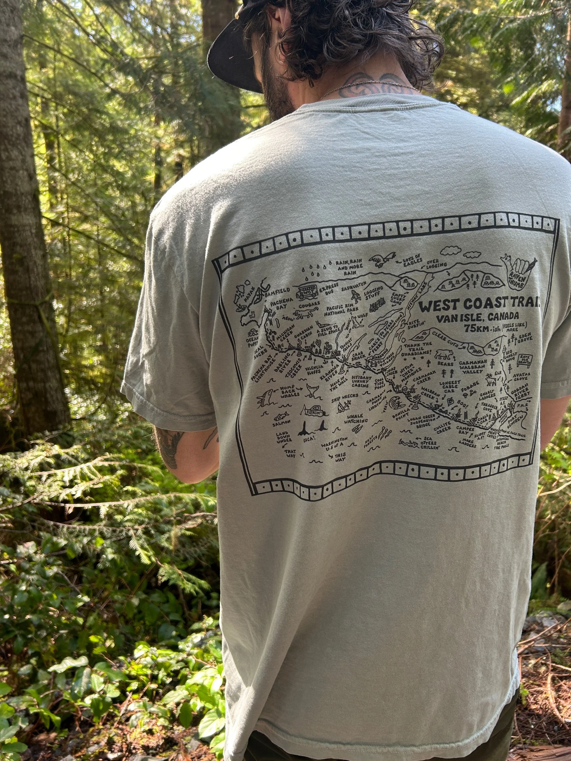West Coast Trail - Unisex Tee - Bay