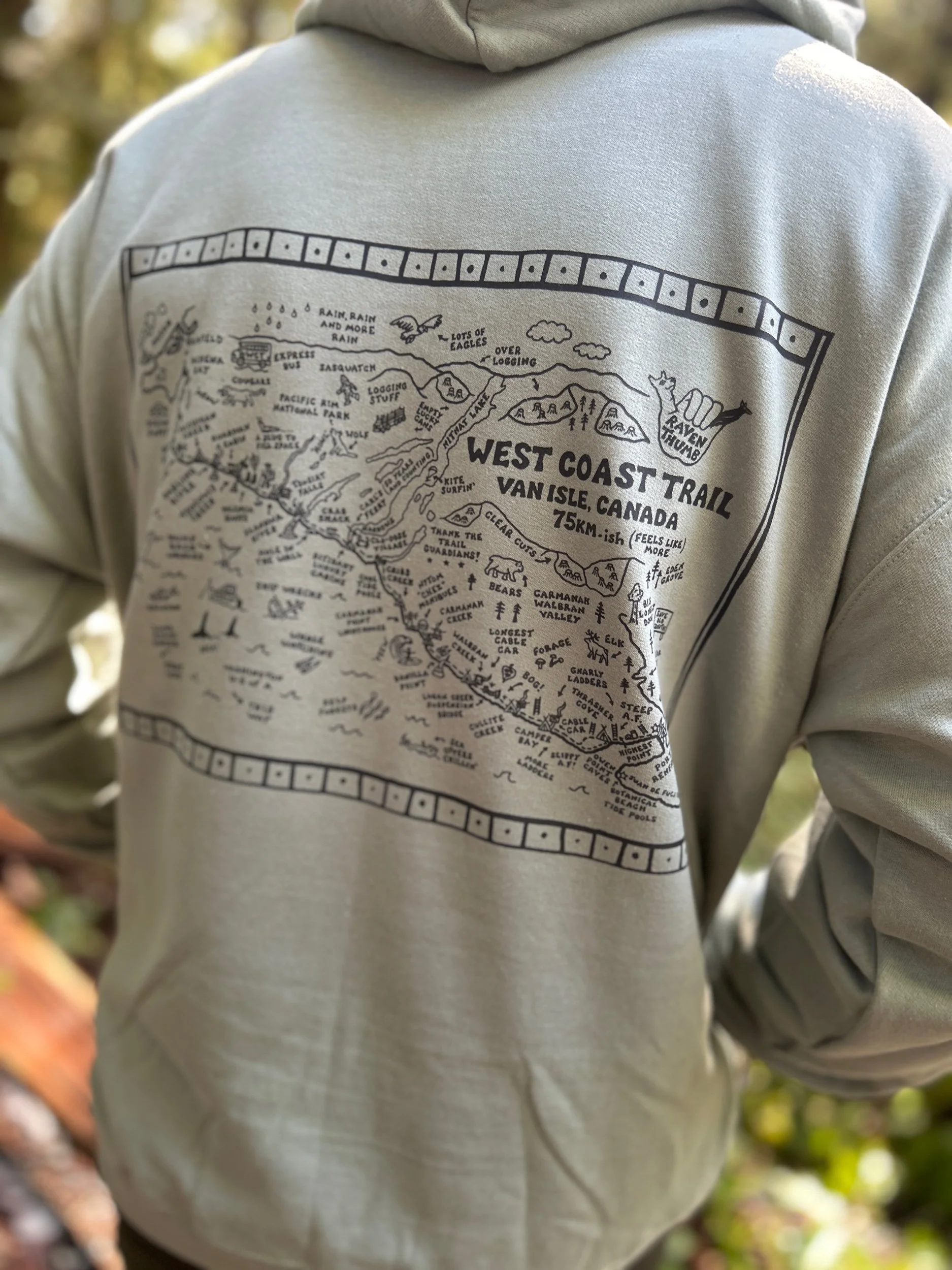 West Coast Trail - Unisex Hoodie.