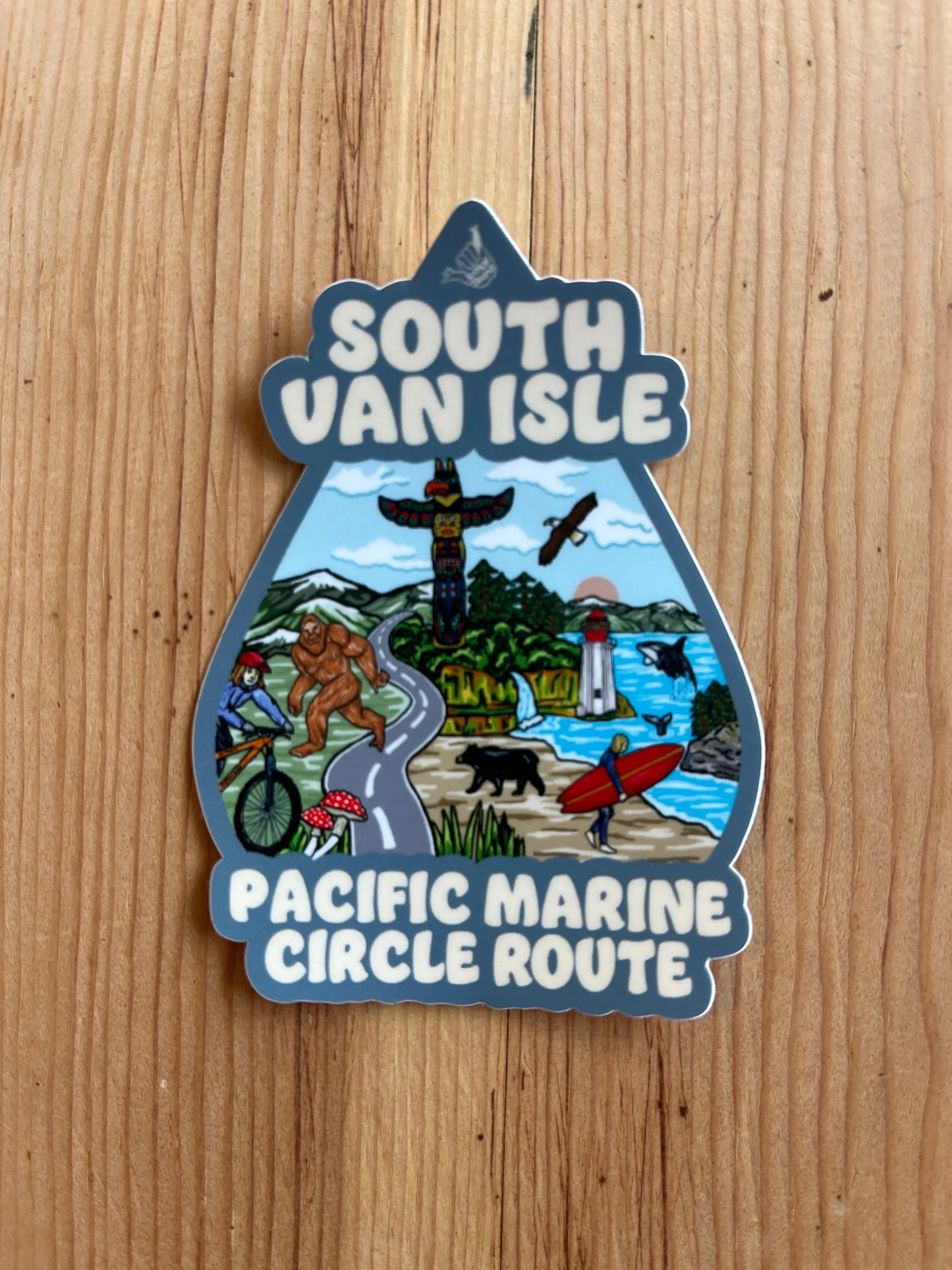 Pacific Marine Circle Route - South Van Isle - Sticker