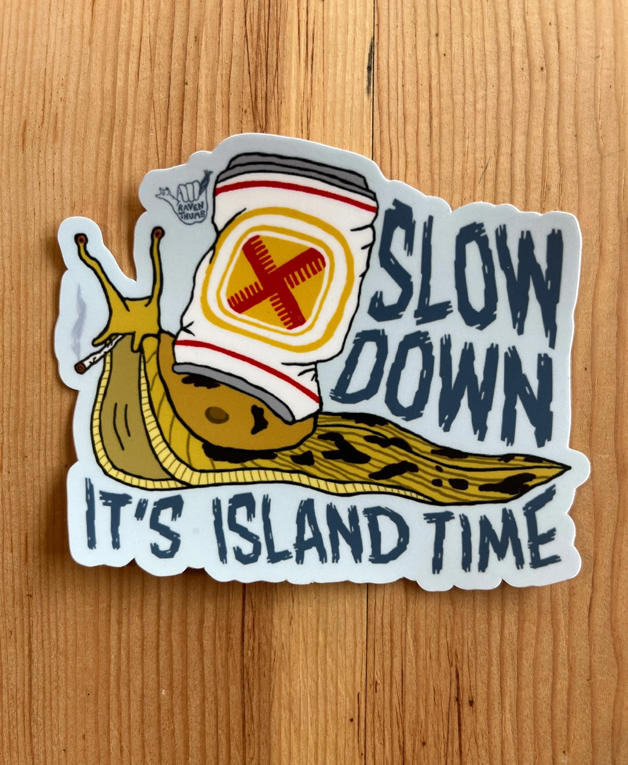 Island Time - Sticker
