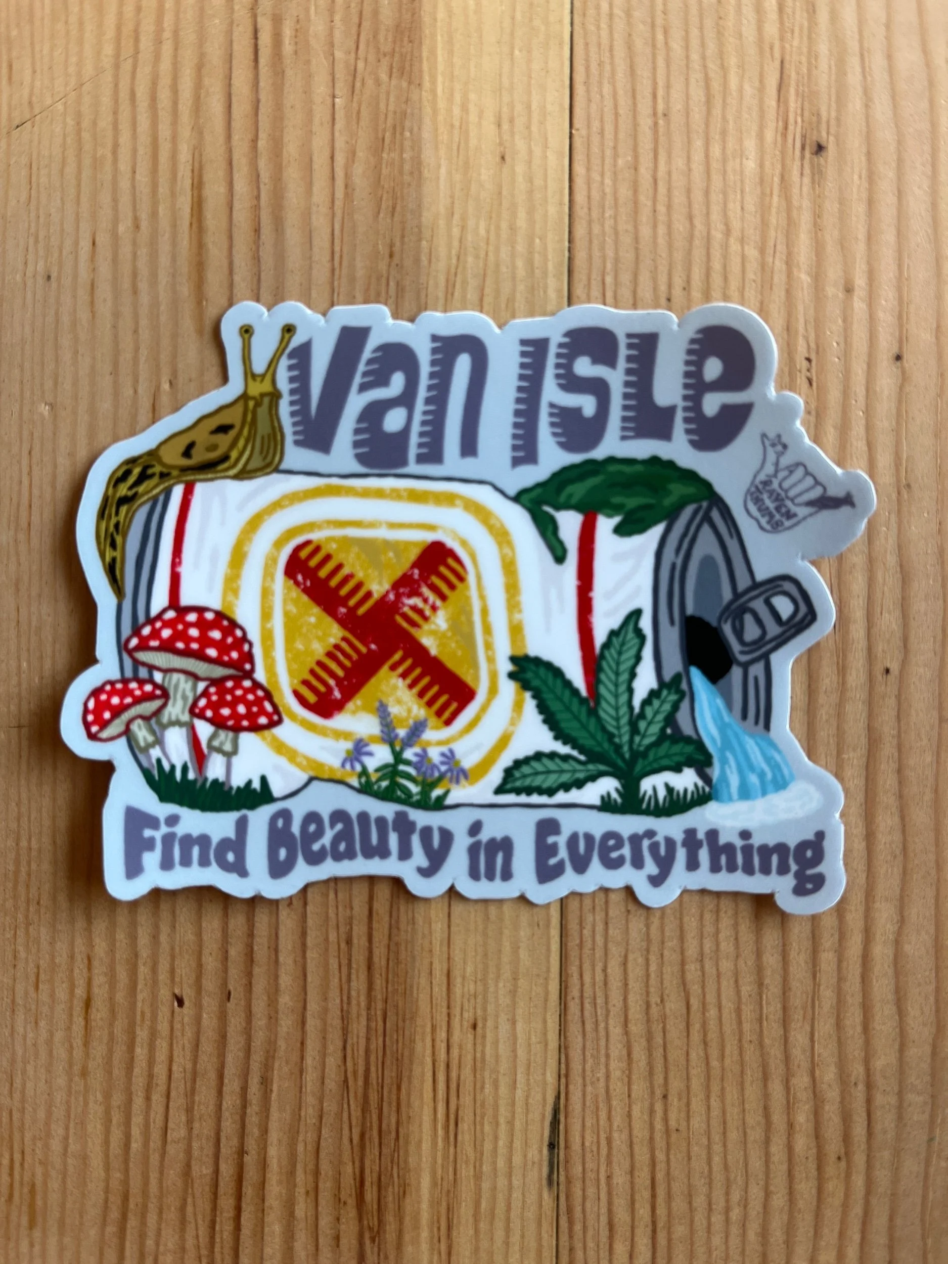 Van Isle - Find Beauty - Sticker