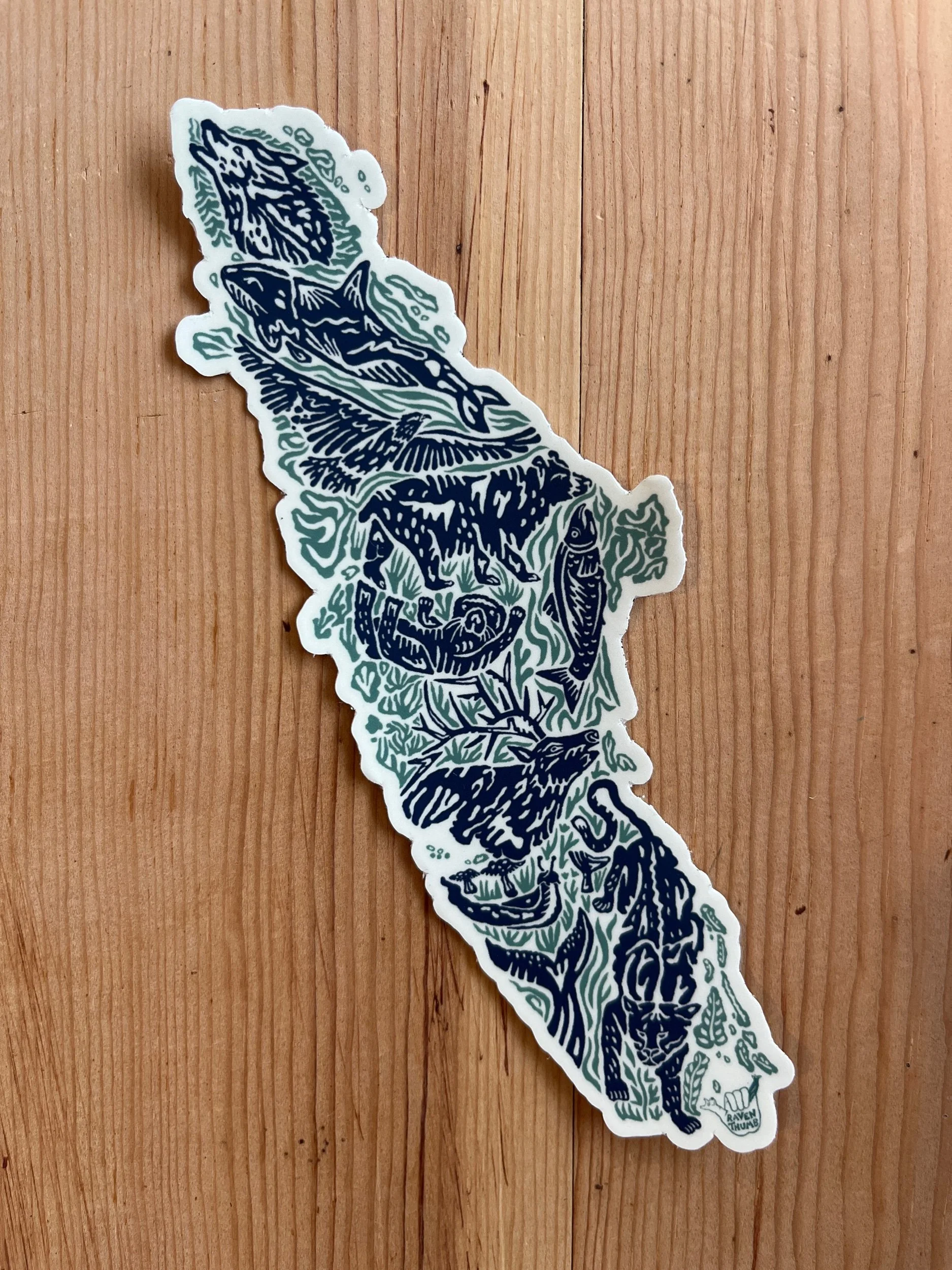 Wild Isle - Vancouver Island - Sticker