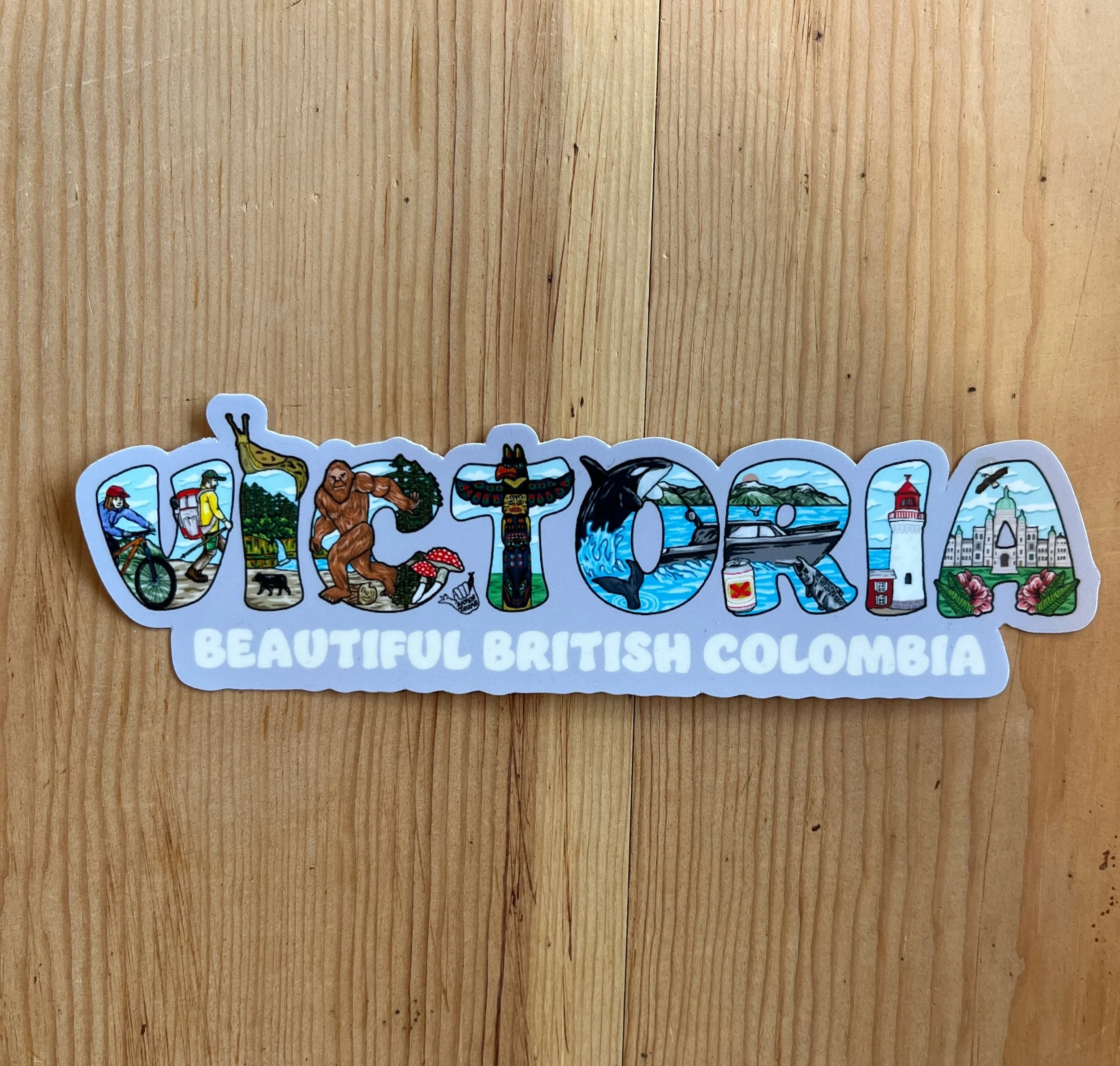 Victoria BC - Highlights - Sticker