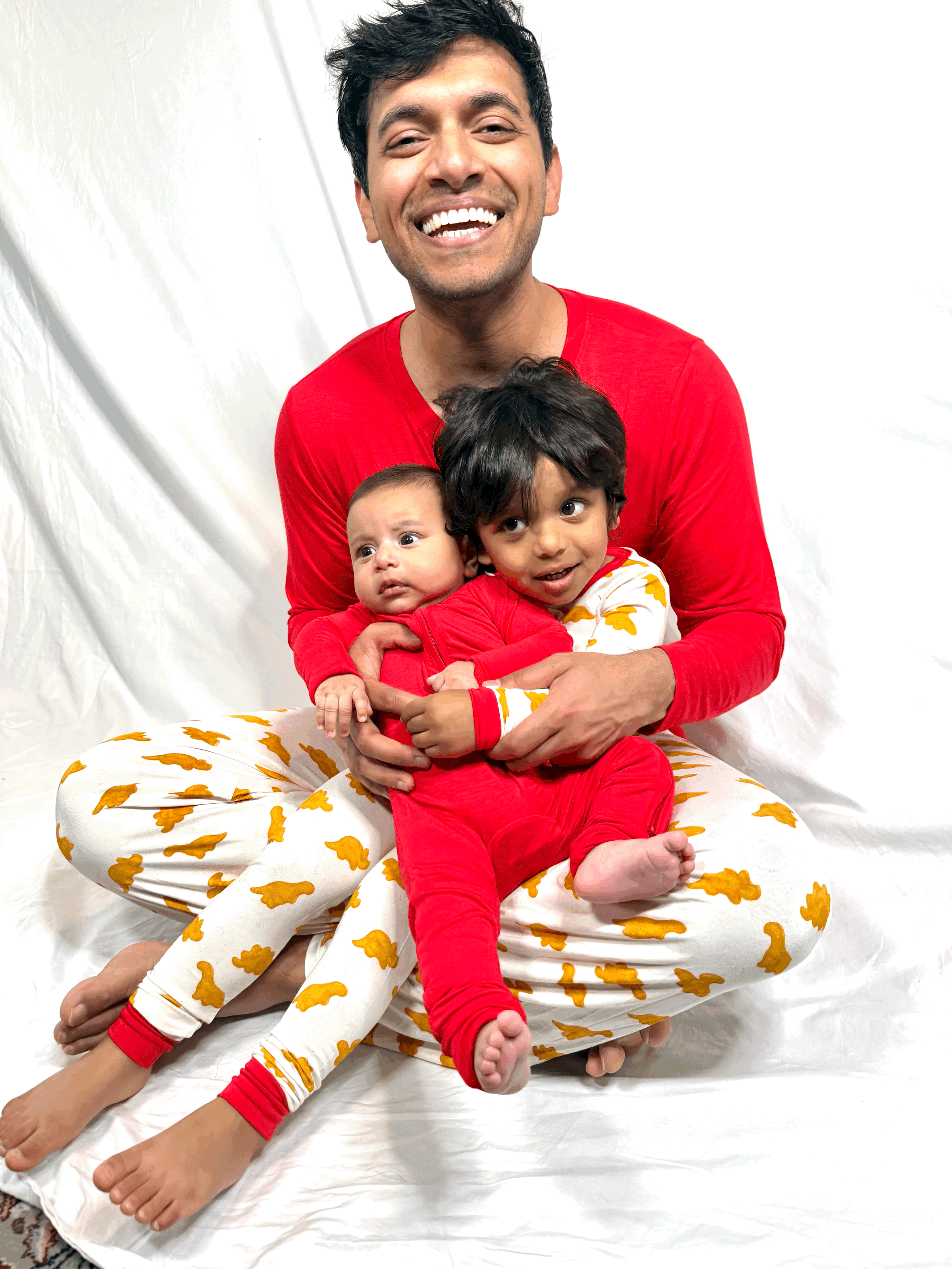 Red Bamboo Onesie