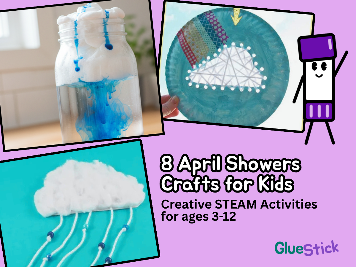 April Showers Crafts for Kids (Part 1 of 2): Rainy-Day STEAM Fun