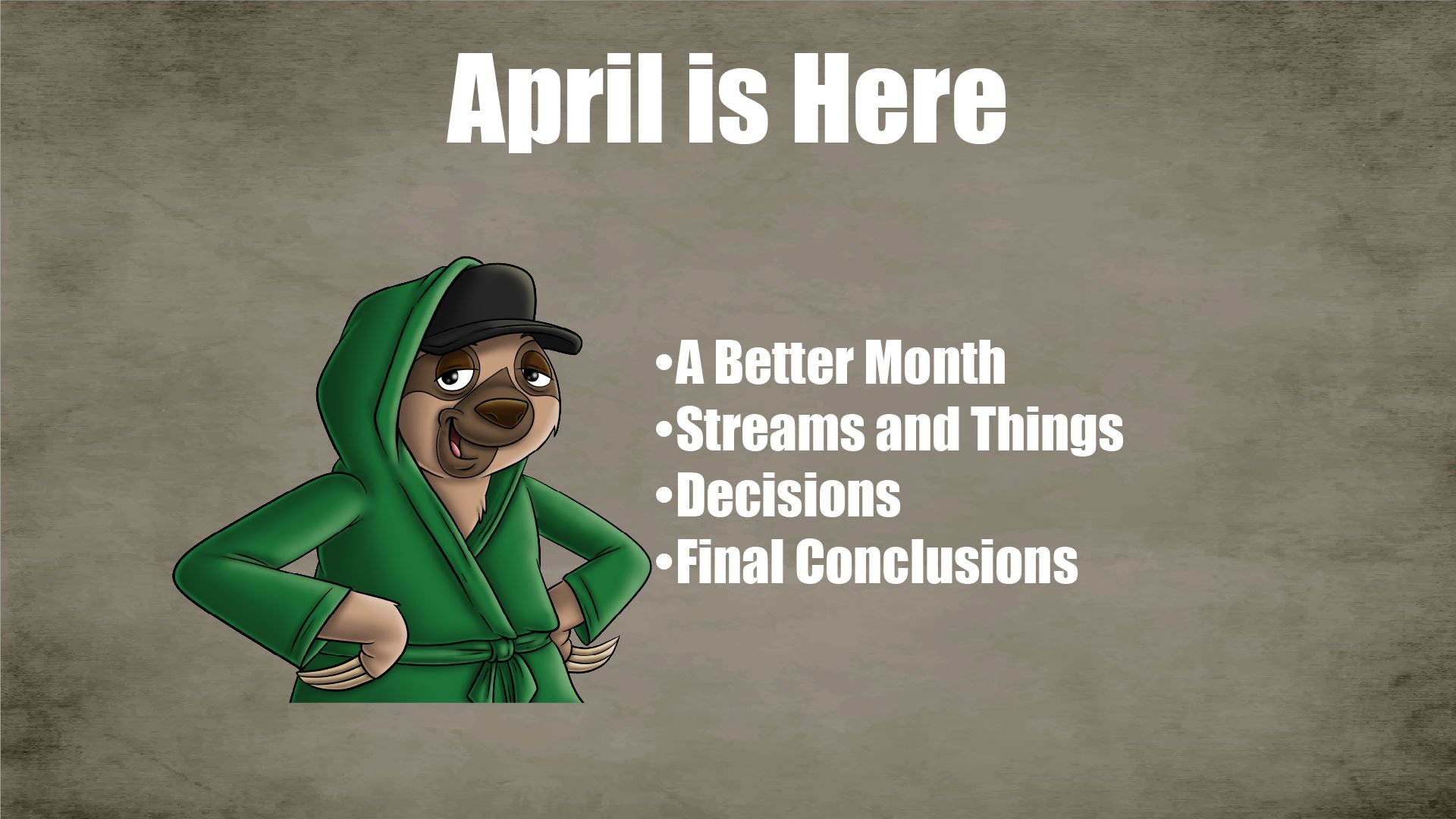 April is Here