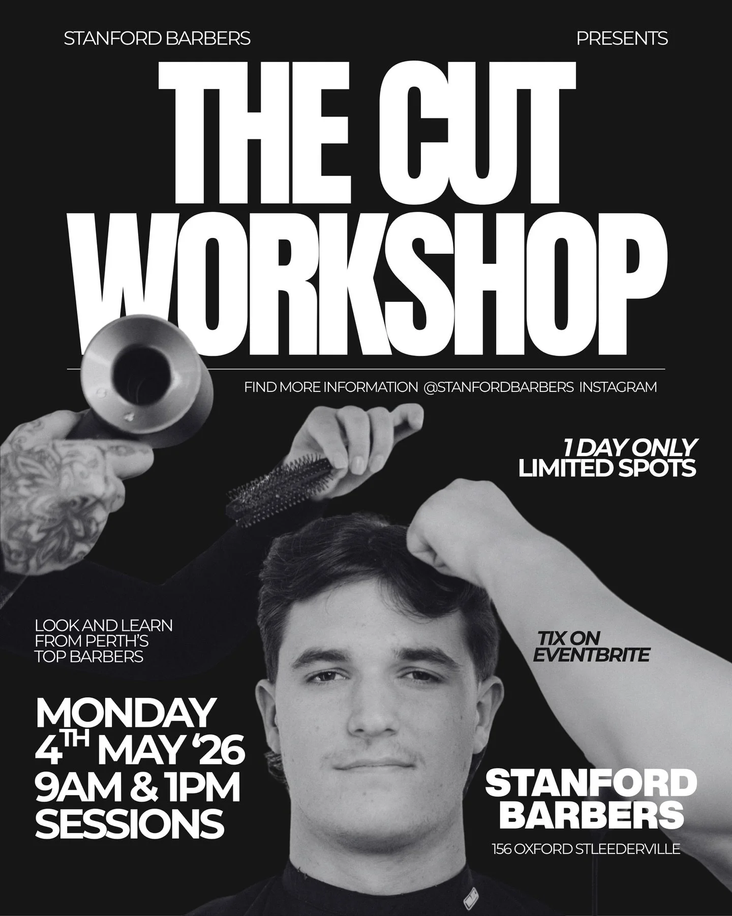 Tix in Bio ⬆️ If you&rsquo;re cutting hair but still feel unsure&hellip; this is for you.

Whether you&rsquo;re a barber, apprentice, self-taught, or a hairdresser wanting to get better at barbering, this workshop breaks it down in a way that actuall