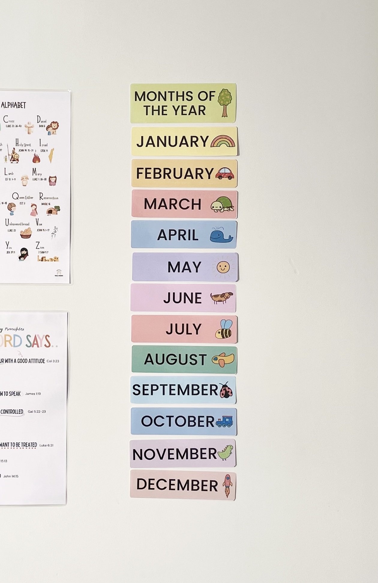 Months Of The Year Printable