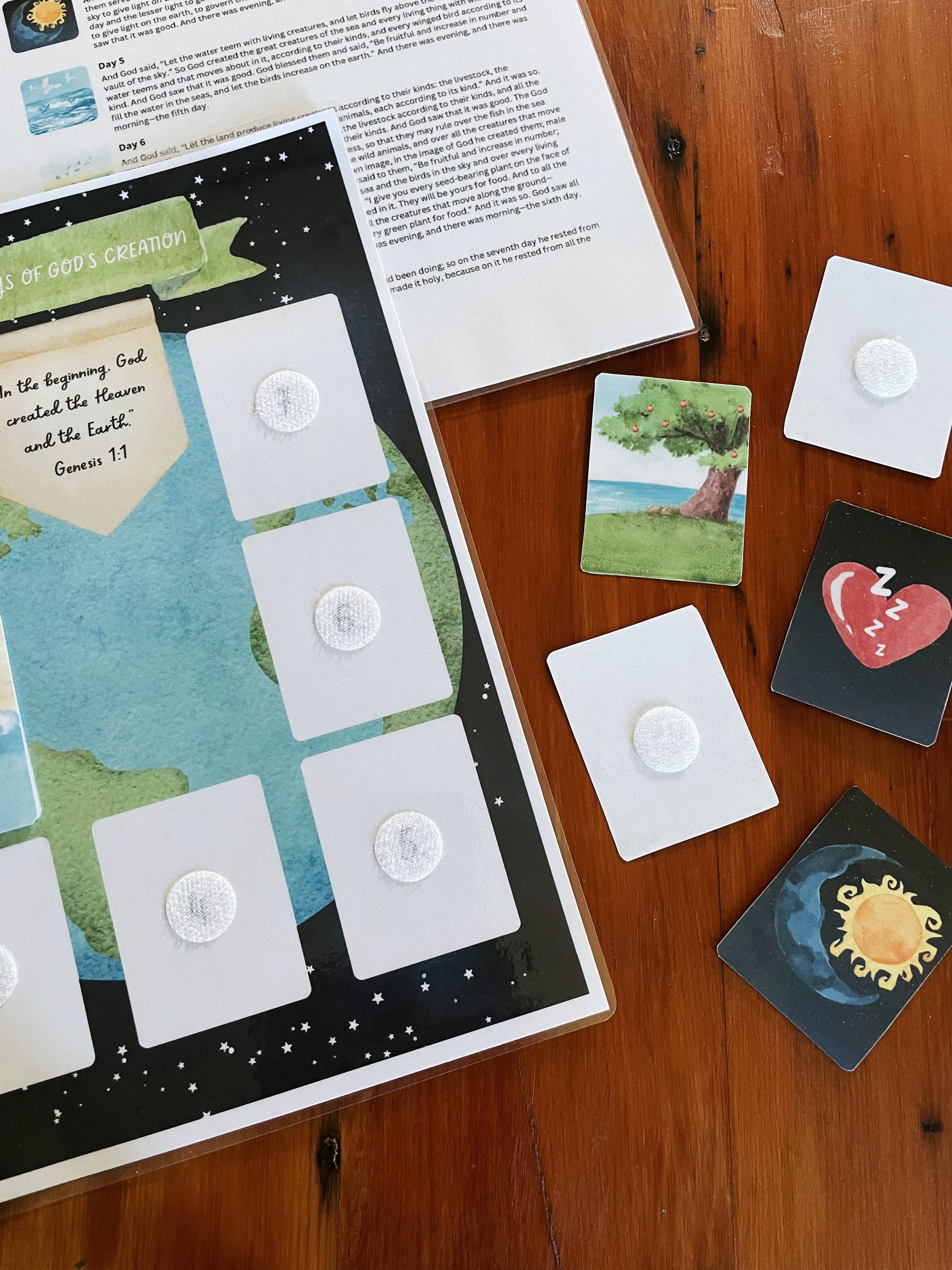 7 Days Of Creation Printable Activity