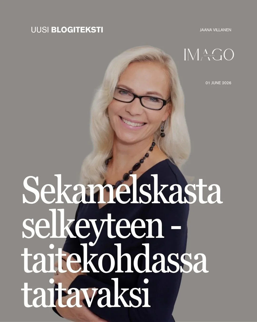 Sekamelskasta selkeyteen -taitekohdassa taitavaksi