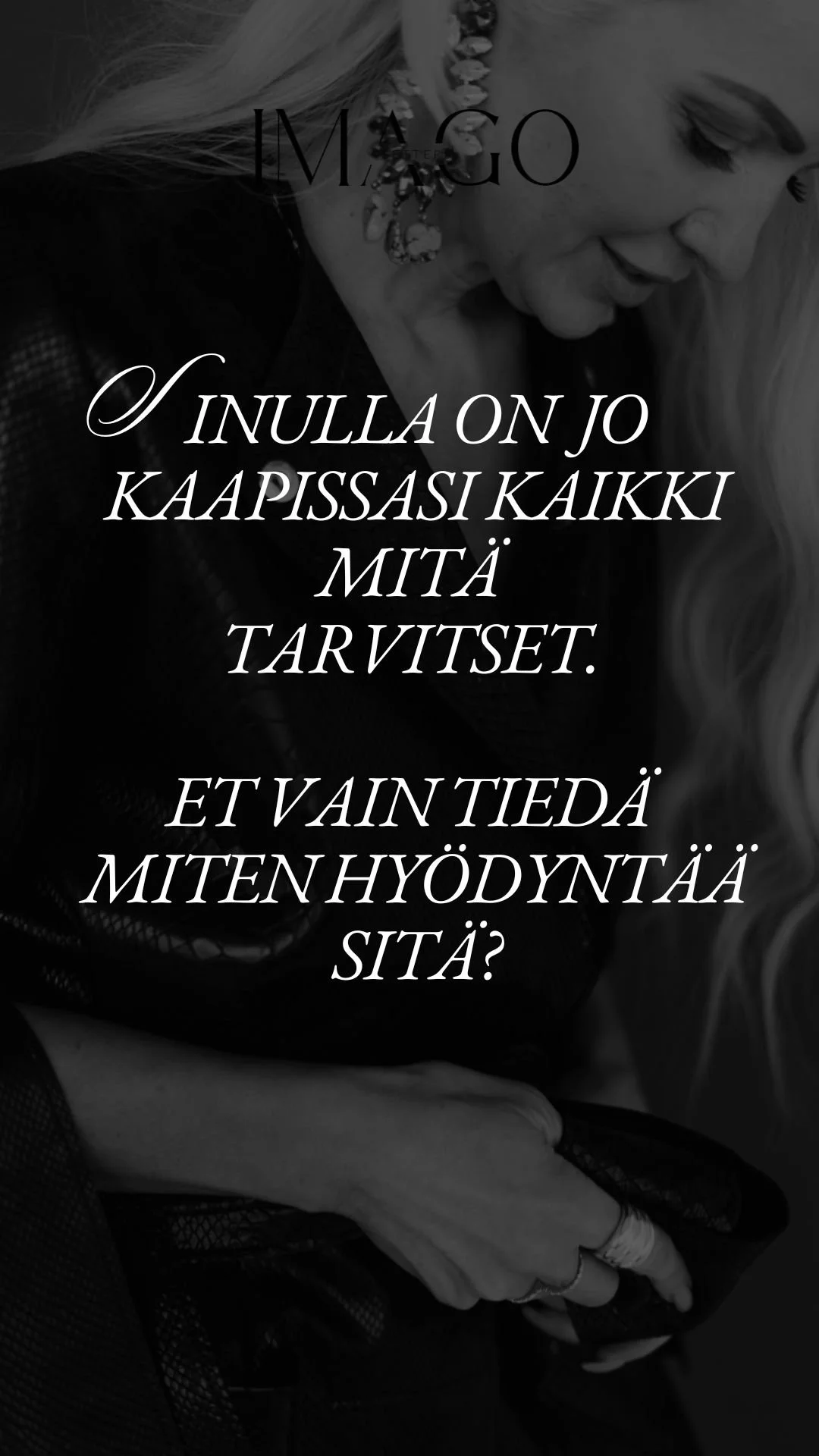 IMAGOsettersin Shop Your Closet palvelu hyödyntää sen mitä sinulla jo on vaatekaapissasi. Palvelu yhdistetään style bookiin, jolloin tyylistäsi tulee lisäksi kestävä.