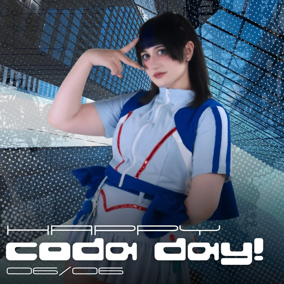 Happy Coda Day! 🌐💙

Today we are celebrating our blue ranger Coda the Undead!

Her birthday live DIGITAL RESSURRECTION is next week! Tickets are available at FAEBLEFUTURE.COM 💙

Wish her a happy birthday!