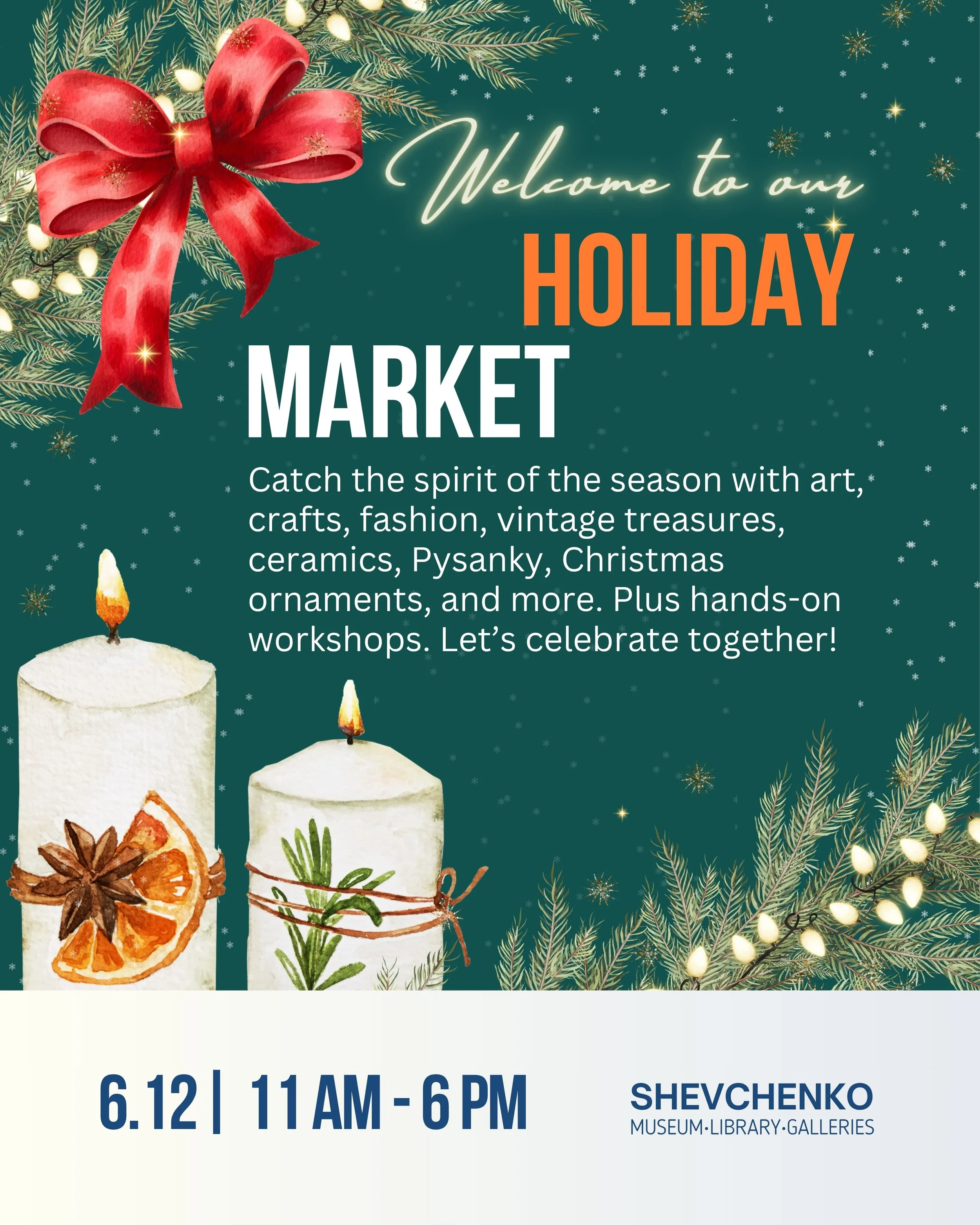 Holiday Market at Shevchenko Museum