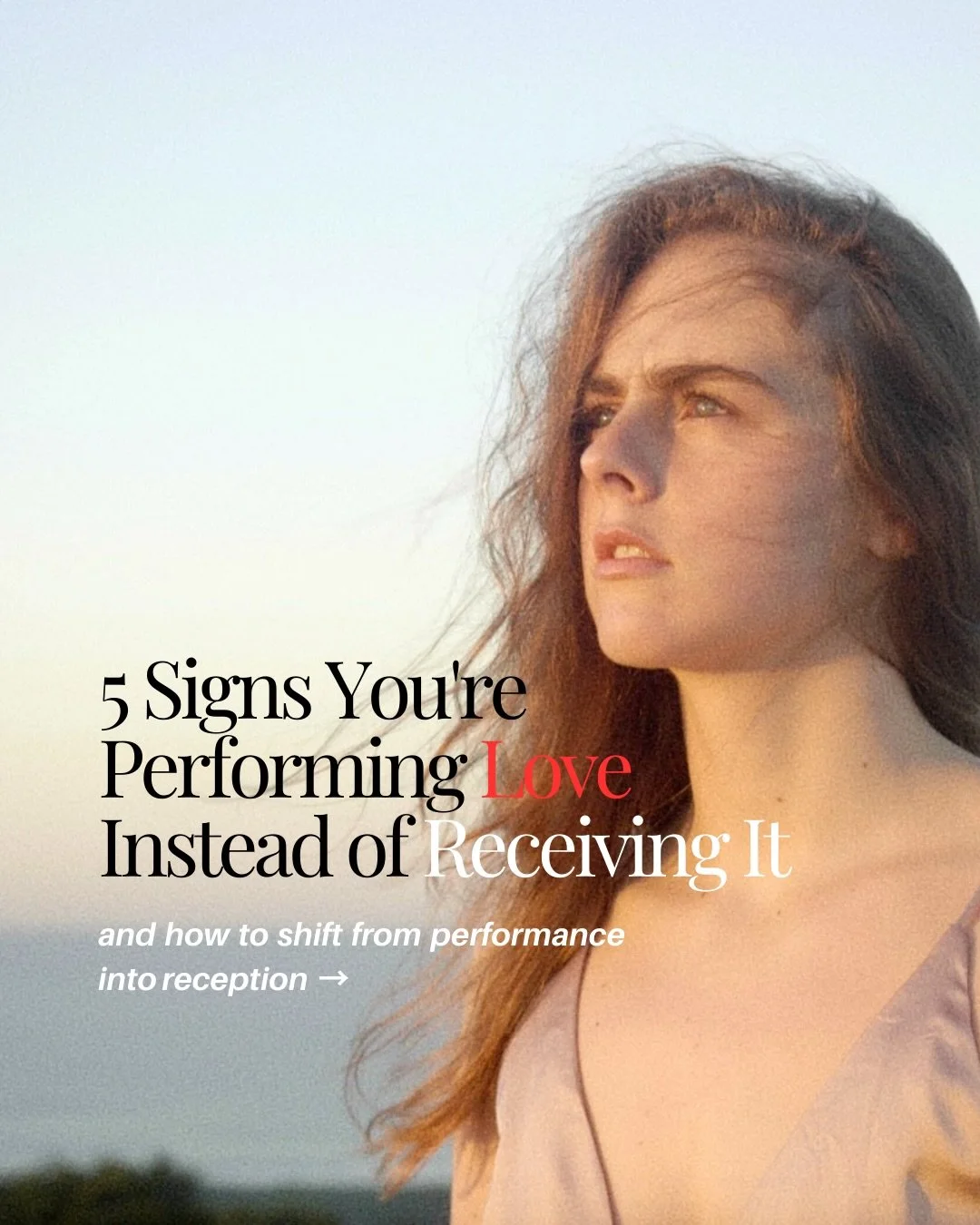 Number 4 &amp; 5 were hard to admit 🥲

I used to think being loved required a performance &amp; I had it down to an art: this carefully curated version of myself that I thought would make people stay. And when they didn&rsquo;t stay anyway, I didn&r