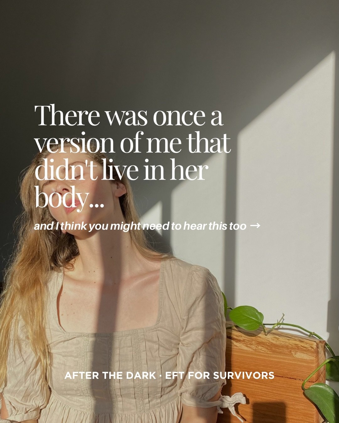 After The Dark is a 90-minute live EFT tapping workshop for survivors of CPTSD, CSA, SA, SRA, and deep childhood trauma.

Come as you are.
Comment DARK and I&rsquo;ll send you the link 🕊️

#efttapping #nervoussystemhealing #trauma #traumarecovery #c