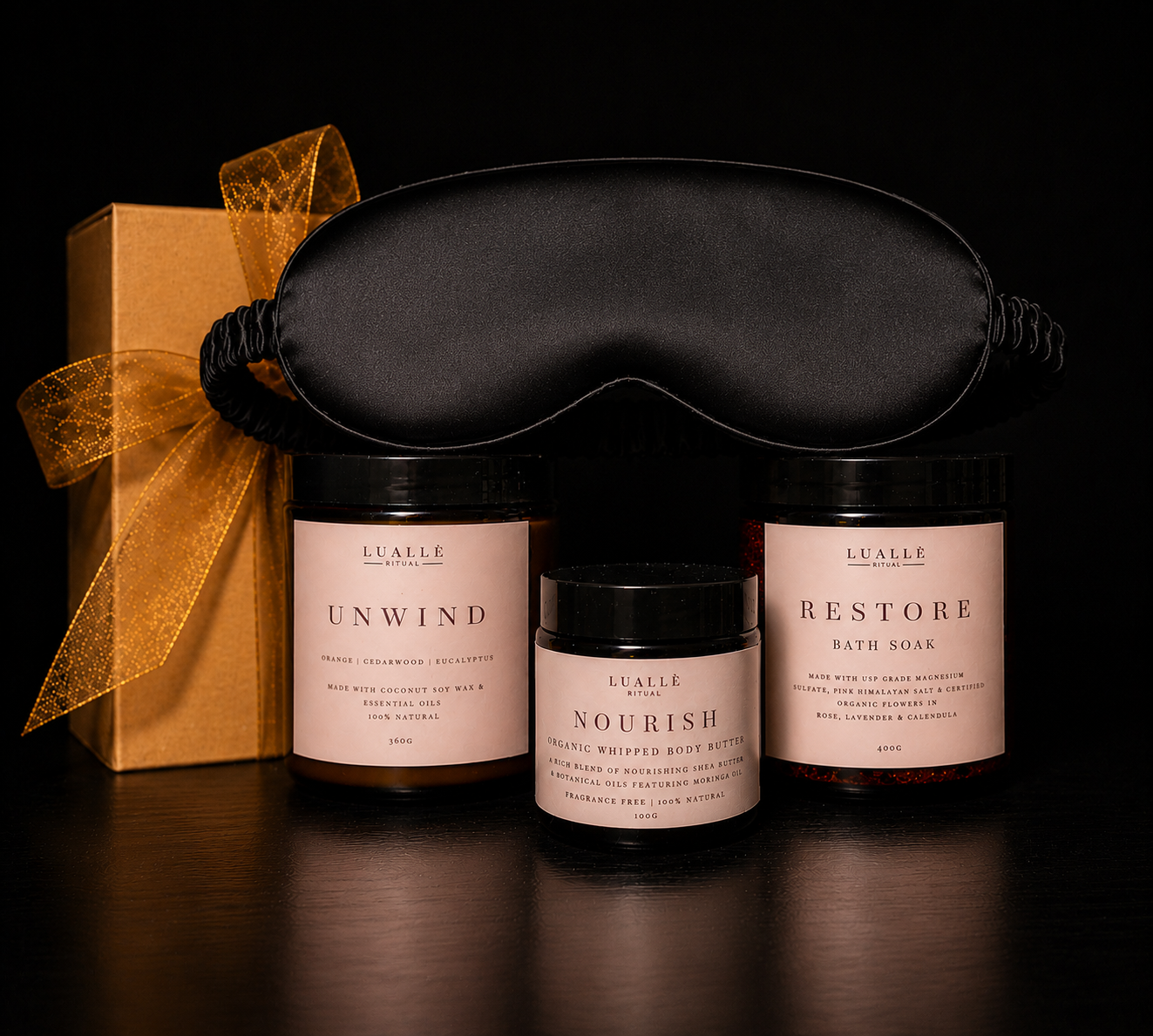 Self Care Ritual Bundle With Eye Mask