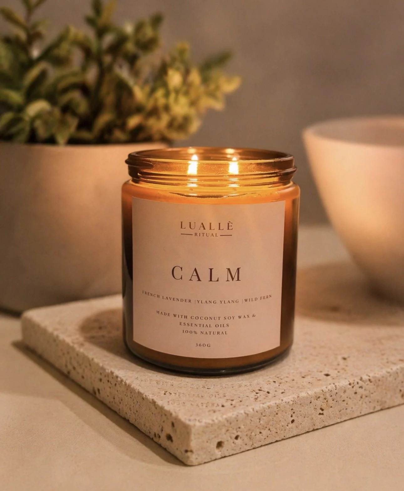 Luallé Ritual Candle | 100% Natural 360g