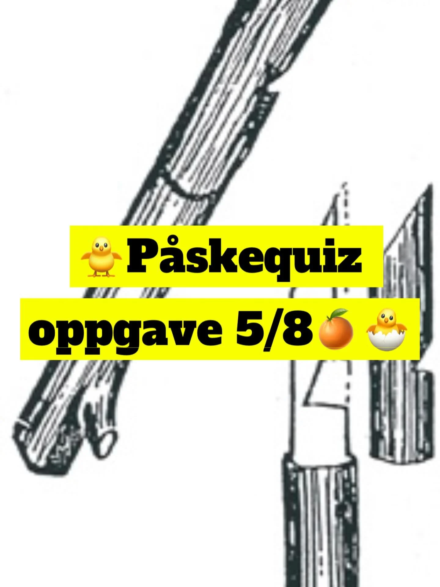 🐣P&aring;skequiz 5/8🍊
Jeg kommer med lys.
Jeg kommer med lyd.
Jeg kommer med skrift.
Jeg kan v&aelig;re mange. 
Men ogs&aring; f&aring;.
Jeg kan si mye. Men det er enklest for deg om jeg sier minst mulig. Det er ikke ubetydelig hvilket tempo jeg ha