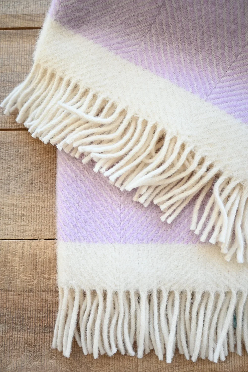 Lilac Herringbone Blanket.webp