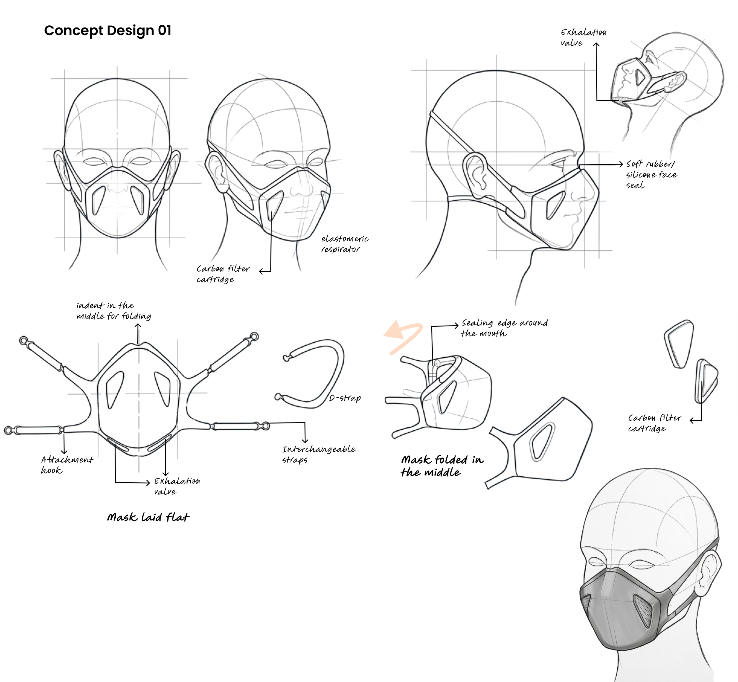 Early concept sketching