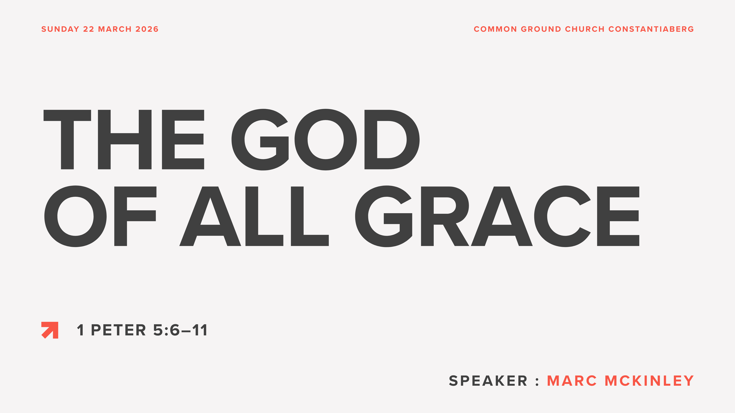 The God Of All Grace