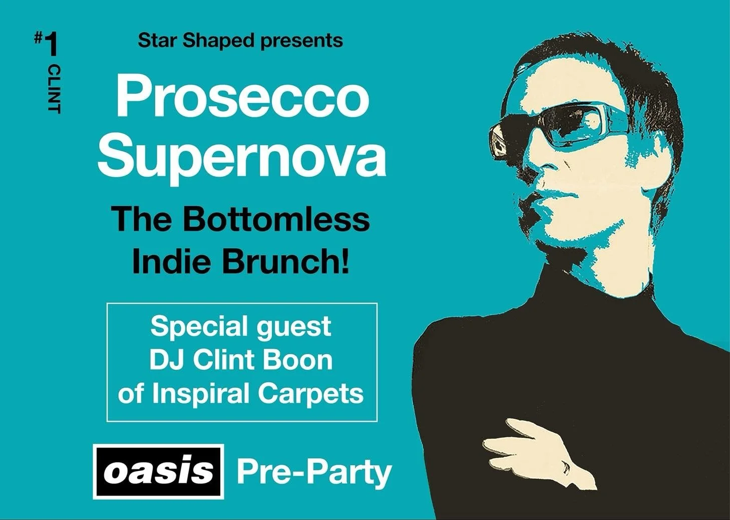 STAR SHAPED BRUNCH - PROSECCO SUPERNOVA WITH SPECIAL GUEST CLINT BOON