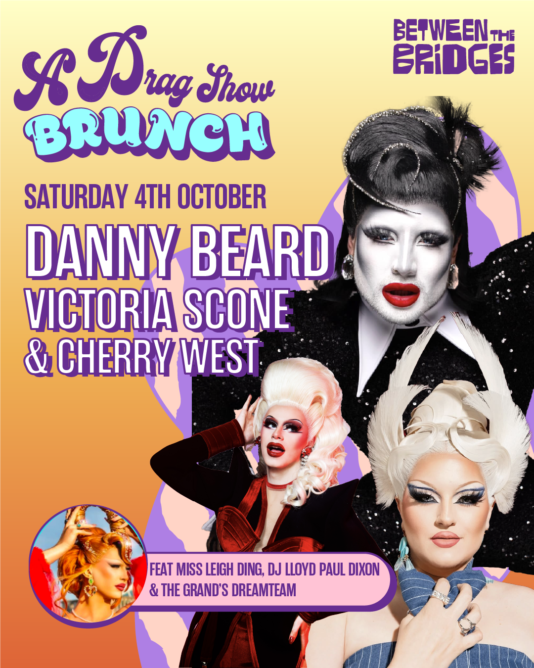 DRAG BRUNCH - DANNY BEARD, VICTORIA SCONE & CHERRY WEST