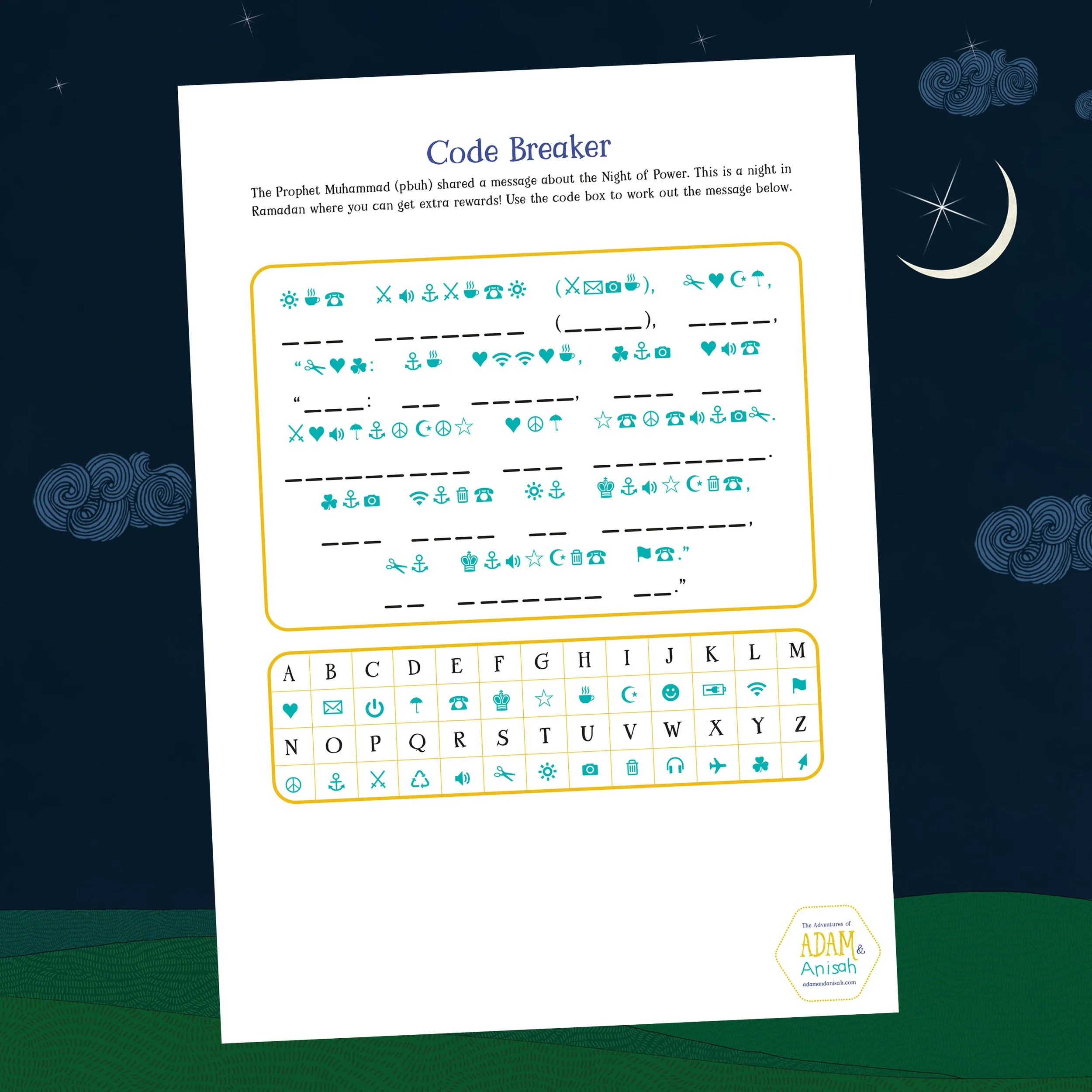 Writing Challenge: Du'aa Code Breaker