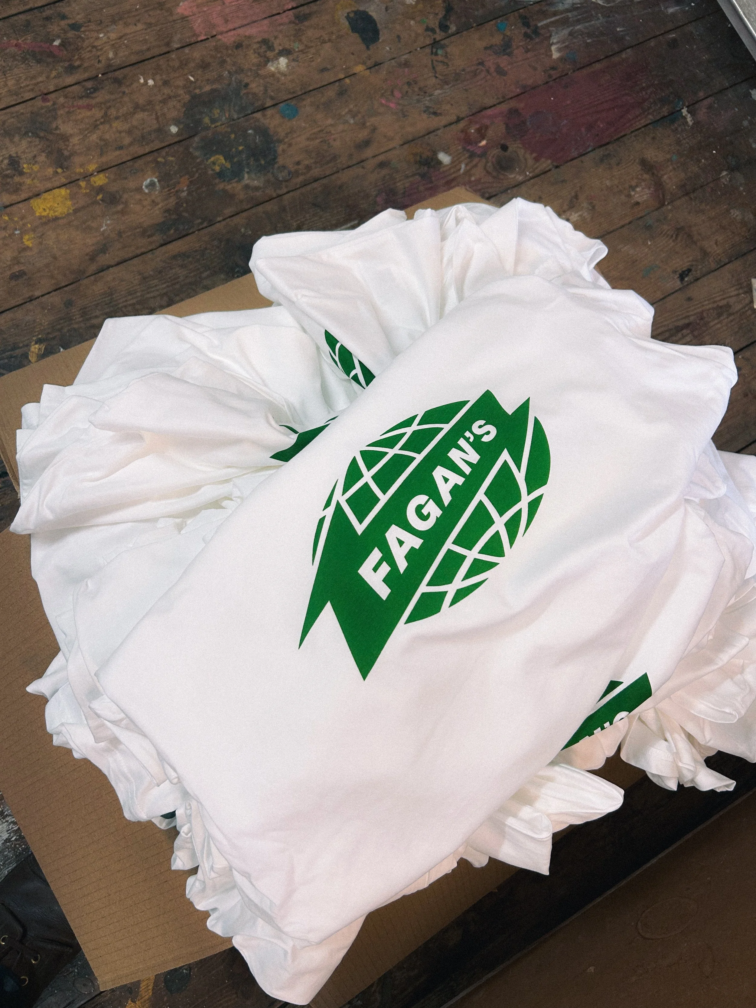 Custom green for the Fagans X Warp Films collaboration