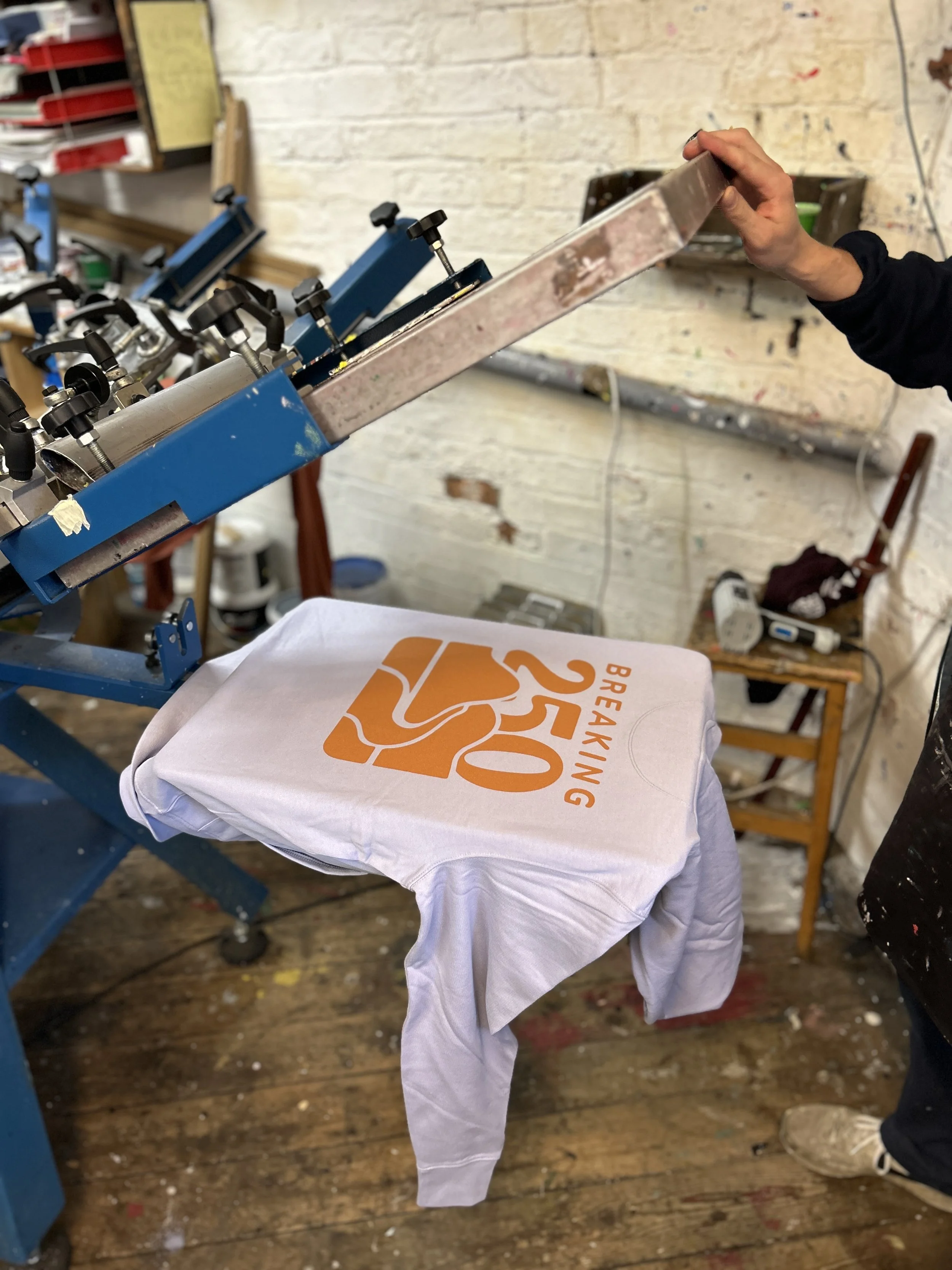 A bold back print for fitness trainer, Hannah Walsh. 