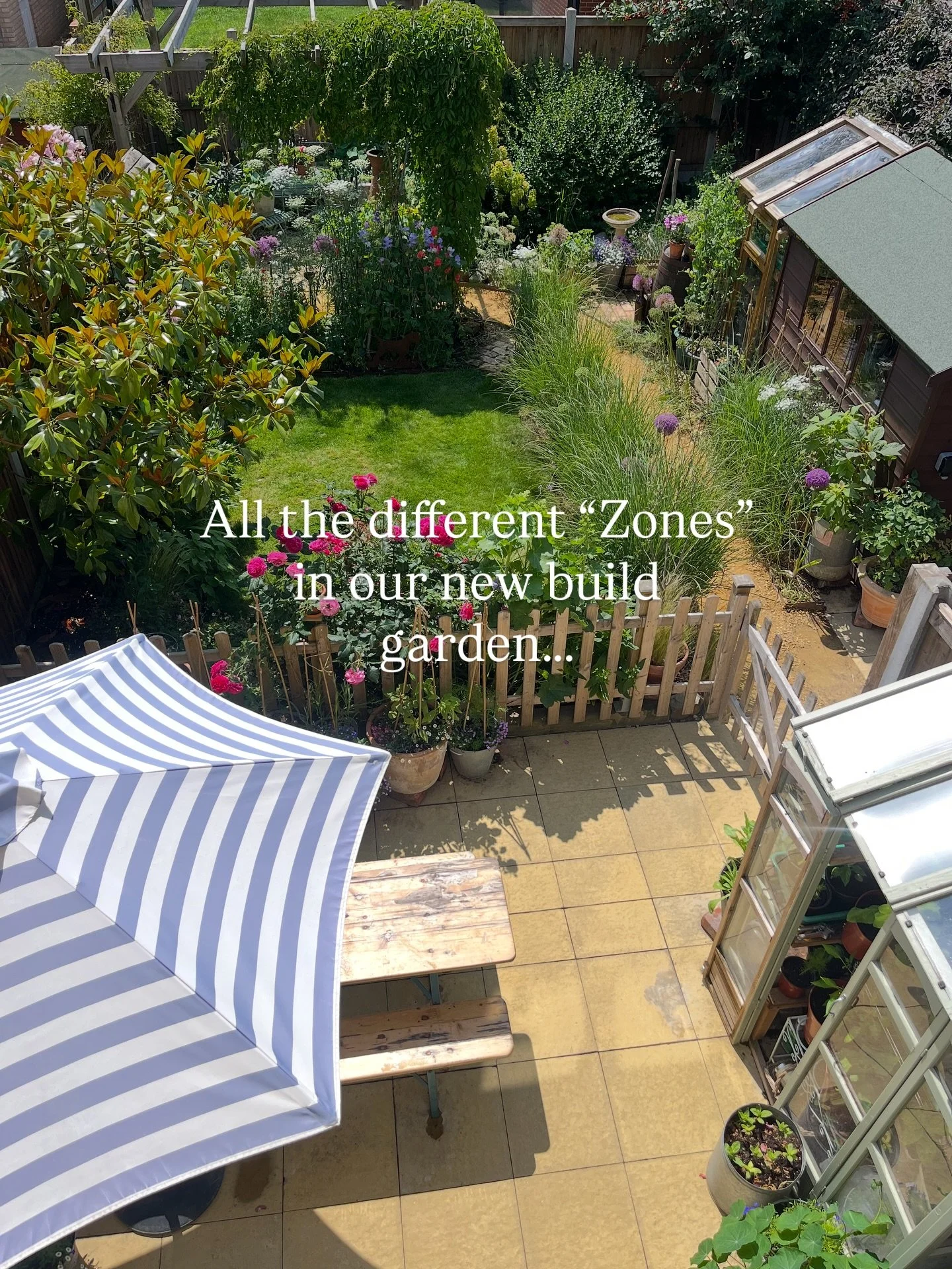 Why &ldquo;zoning&rdquo; your garden makes it feel bigger👇

This is a tip I learned during our garden renovation, to treat your garden just like your house &amp; create &ldquo;rooms&rdquo; or &ldquo;zones&rdquo; to meet the different needs/wants you