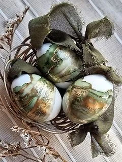Hand painted Porcelain Egg Hanging Decoration