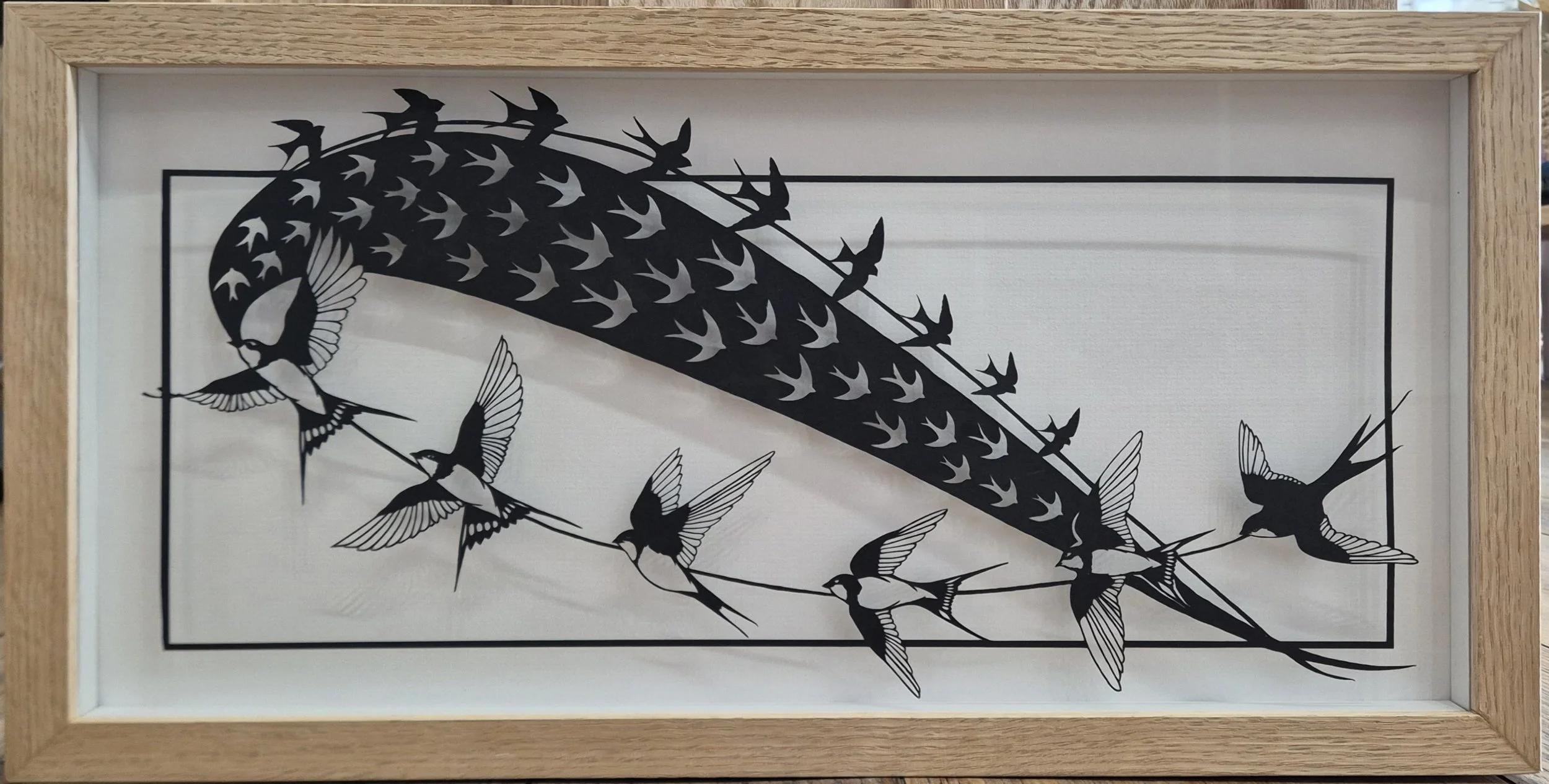'Ascent' Original papercut.