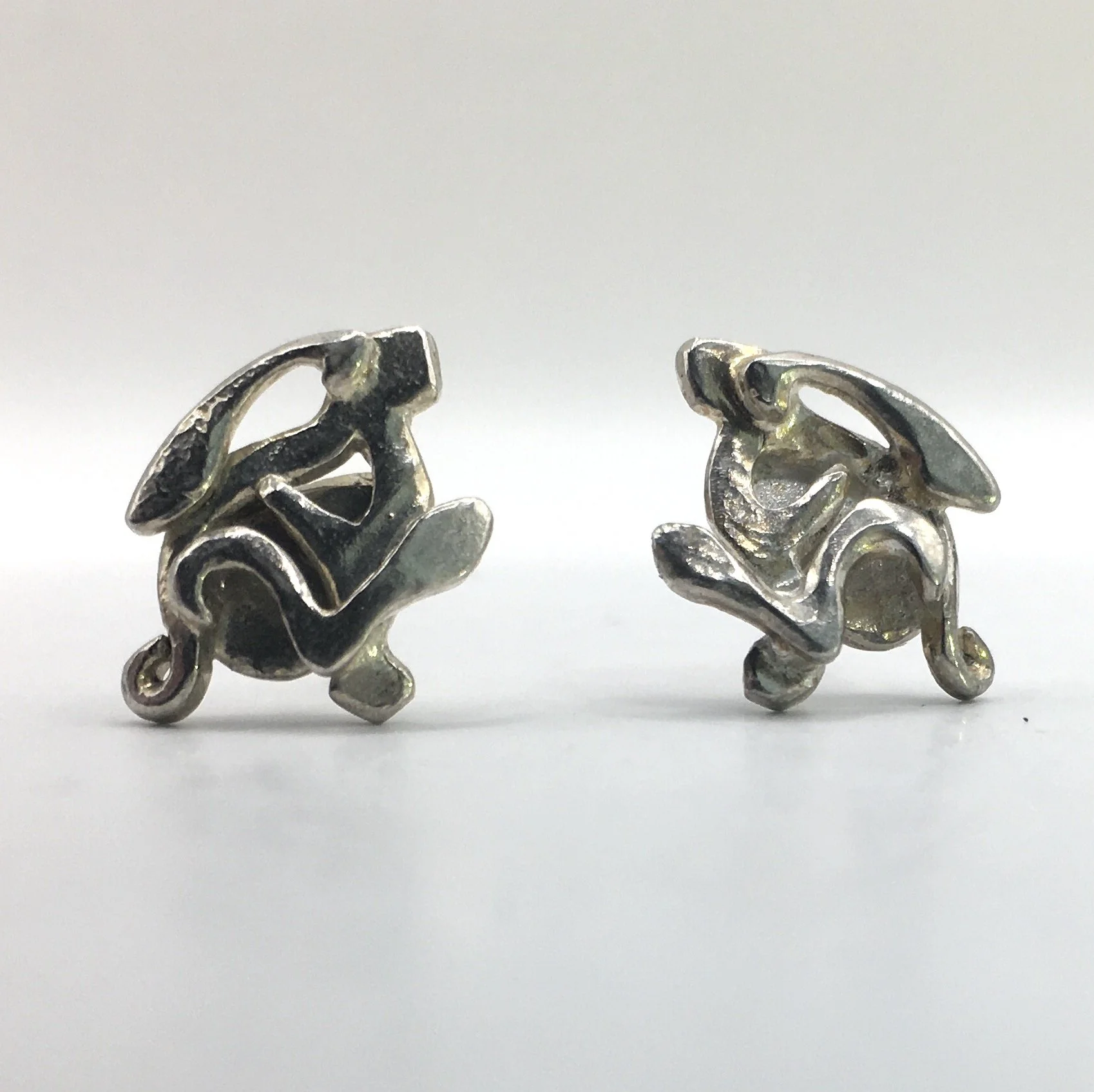 Celtic Hare Stud Earrings