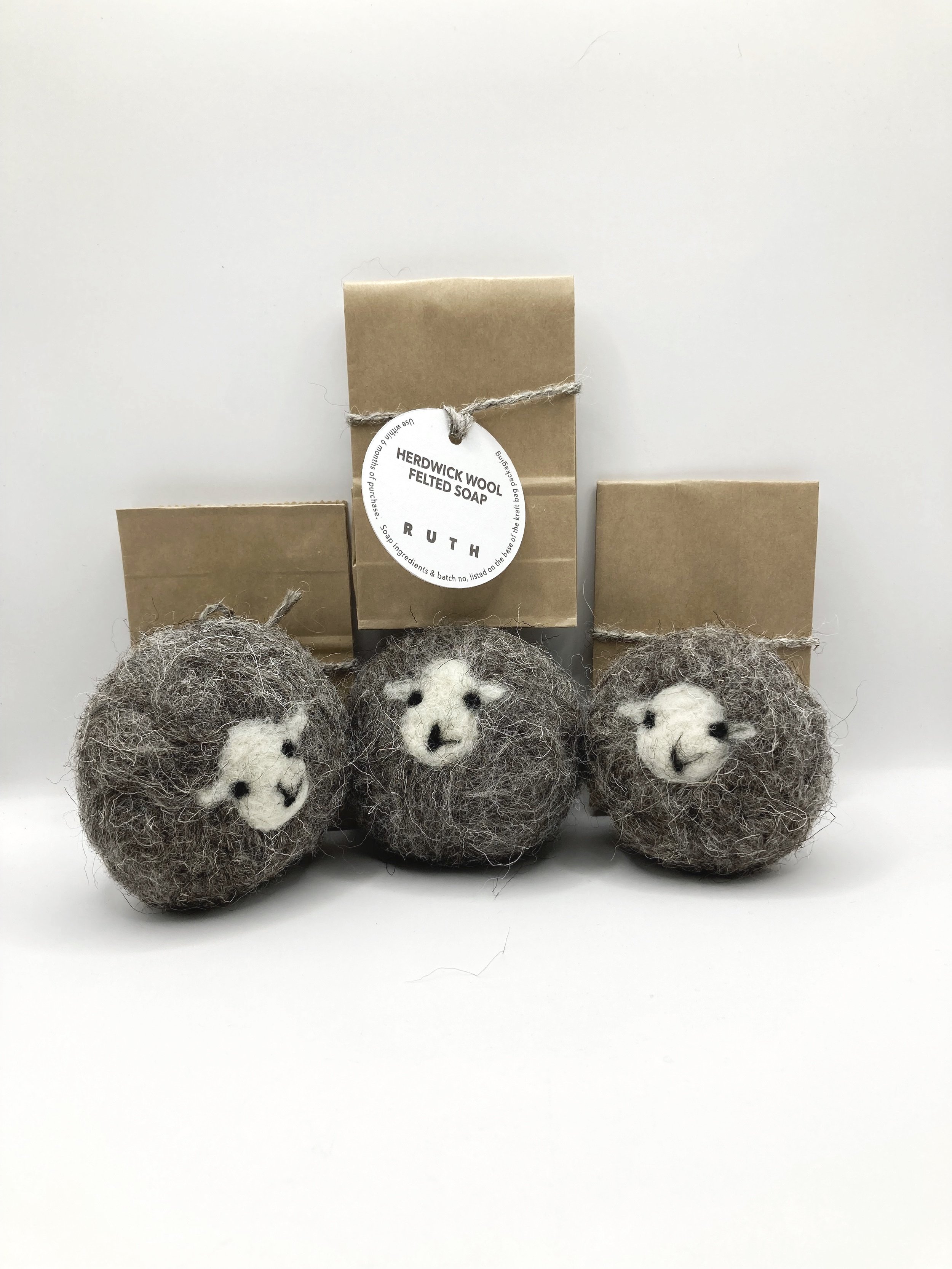 Herdwick Wool Felted Soap