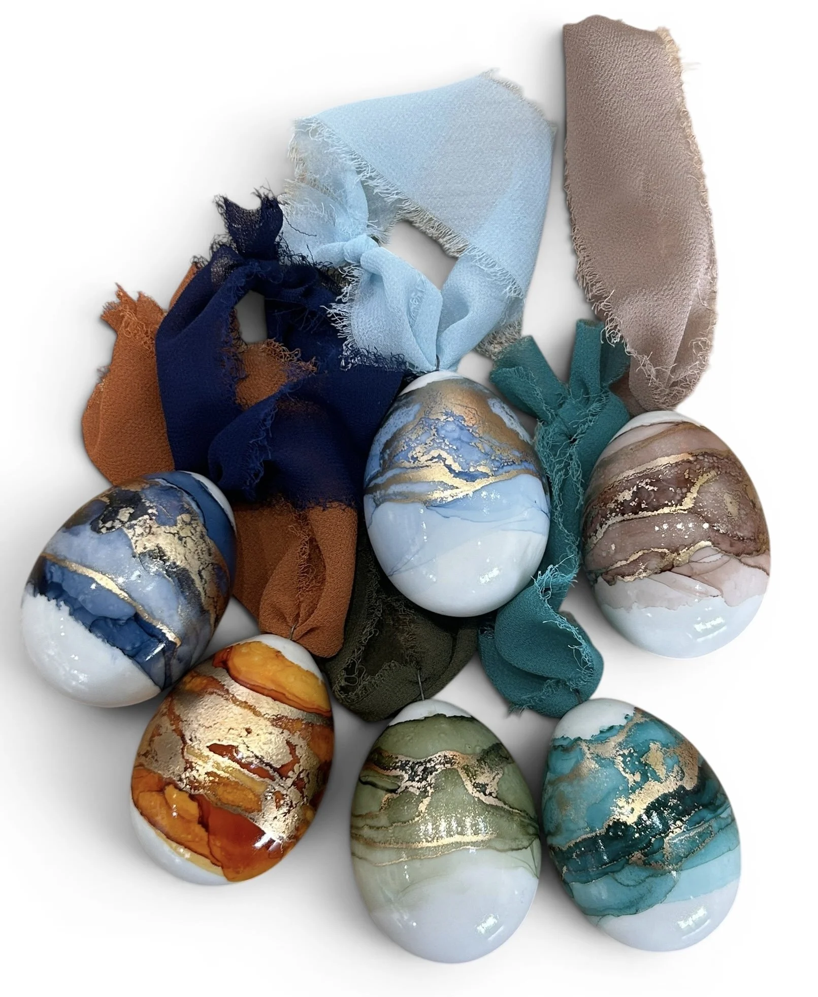 Hand painted Porcelain Egg Hanging Decoration