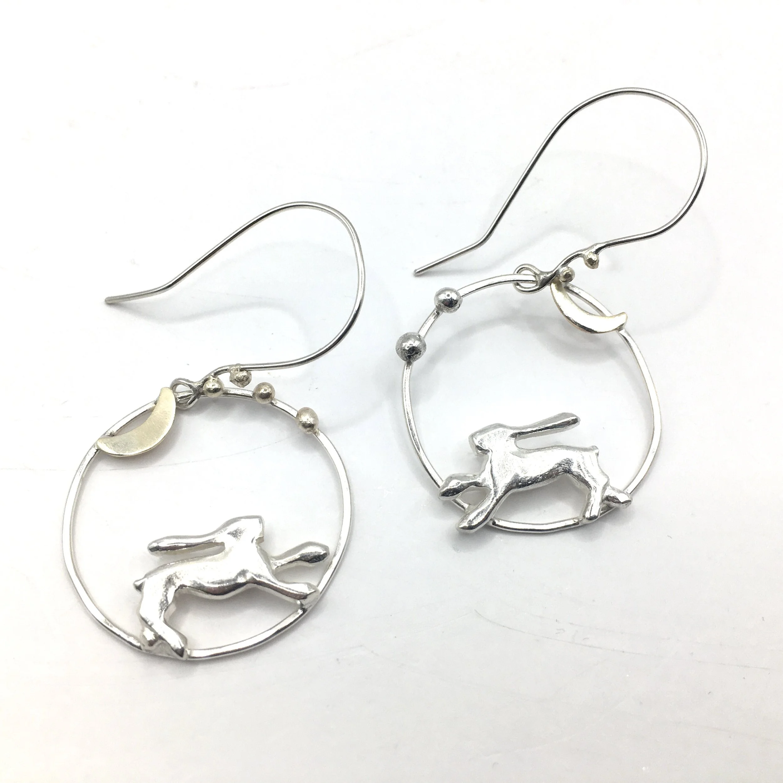 Hare Moon & Stars Earrings