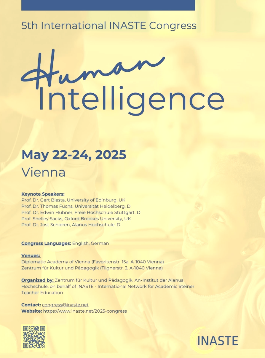 Keynote Lecture / A Tree Knows How To Be A Tree: Educating Human Beings in an Intelligent World