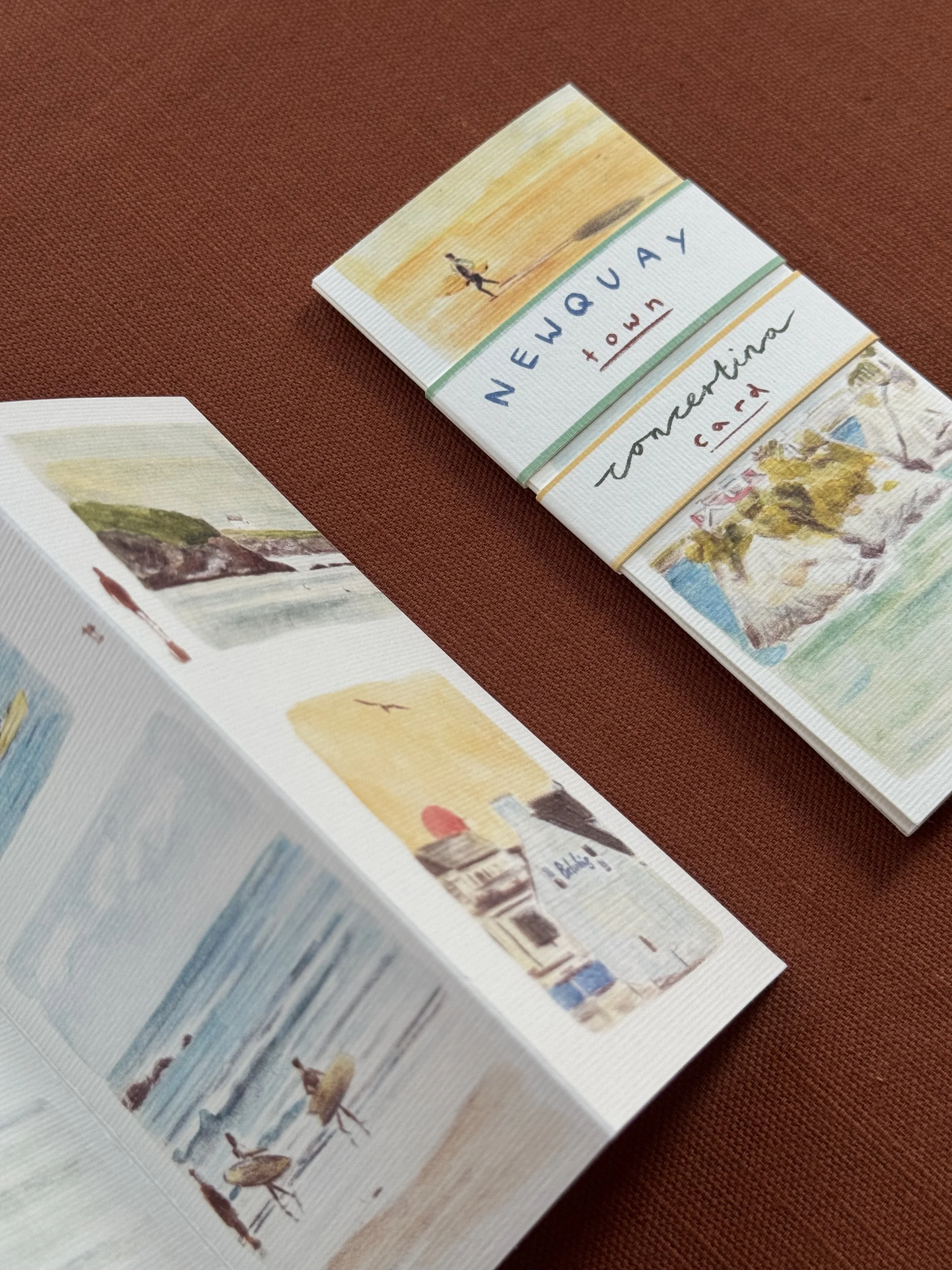 Newquay Town - Concertina Card